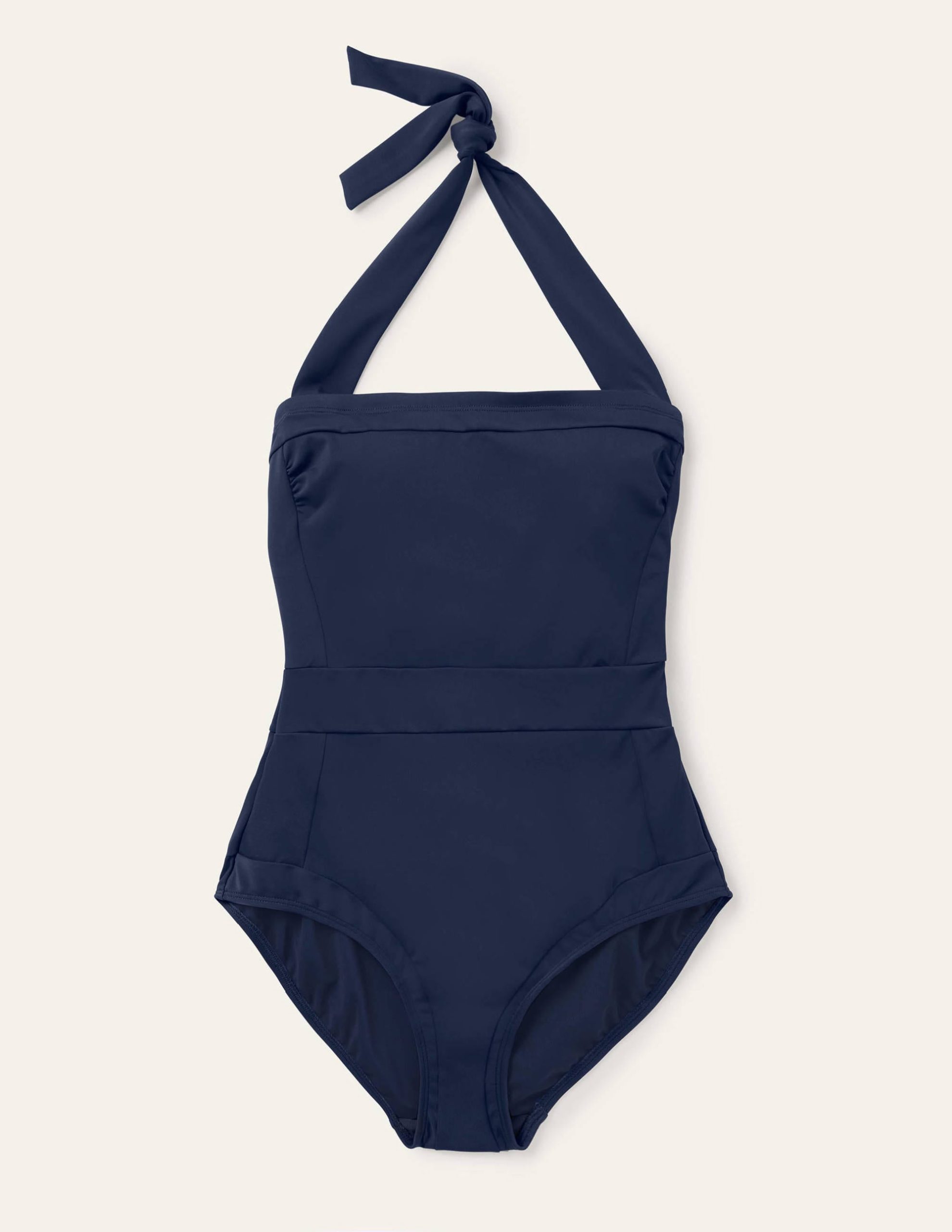 Santorini Halterneck Swimsuit-French Navy - Image 8