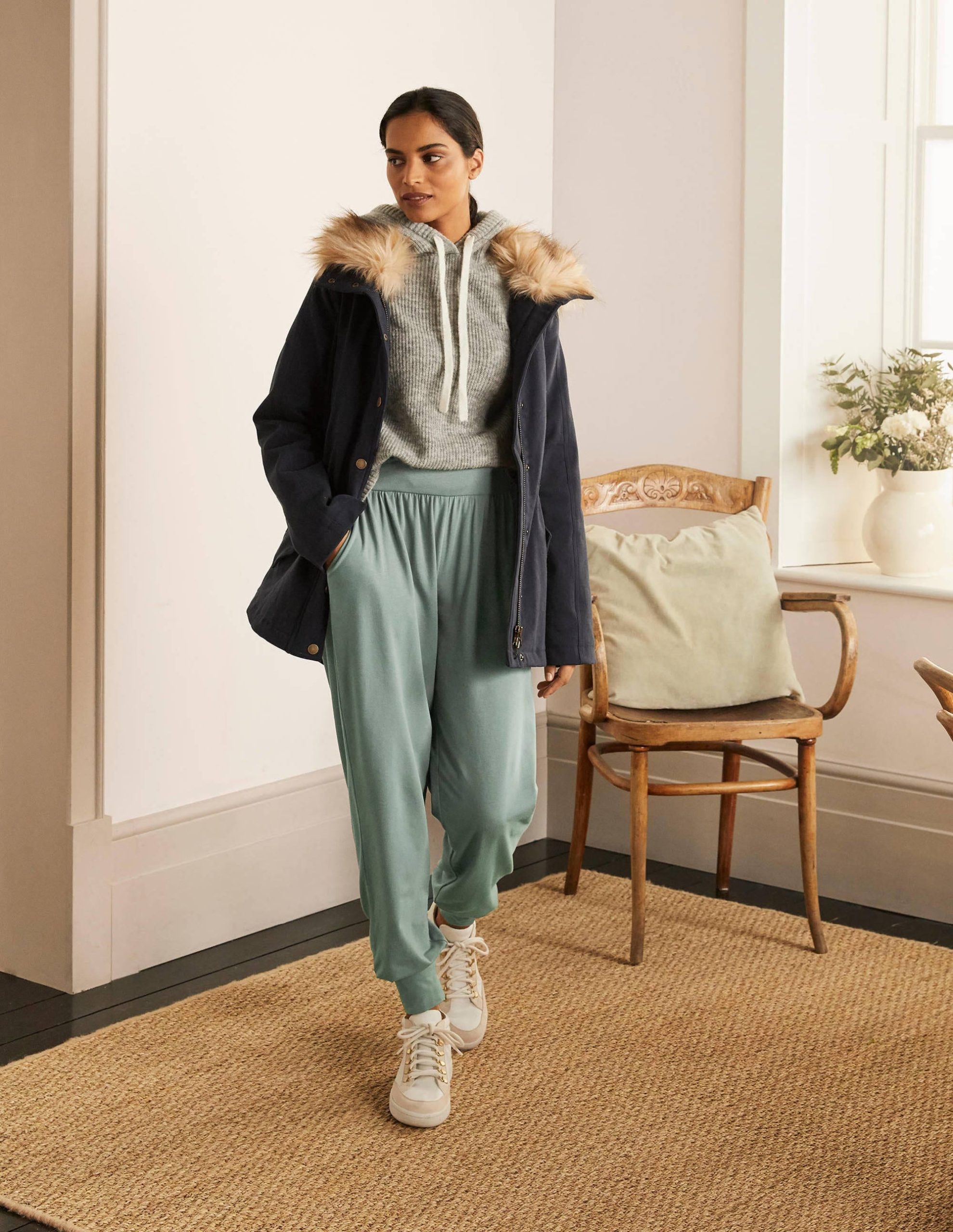 Hareem Jersey Sweatpants-Alder - Image 5