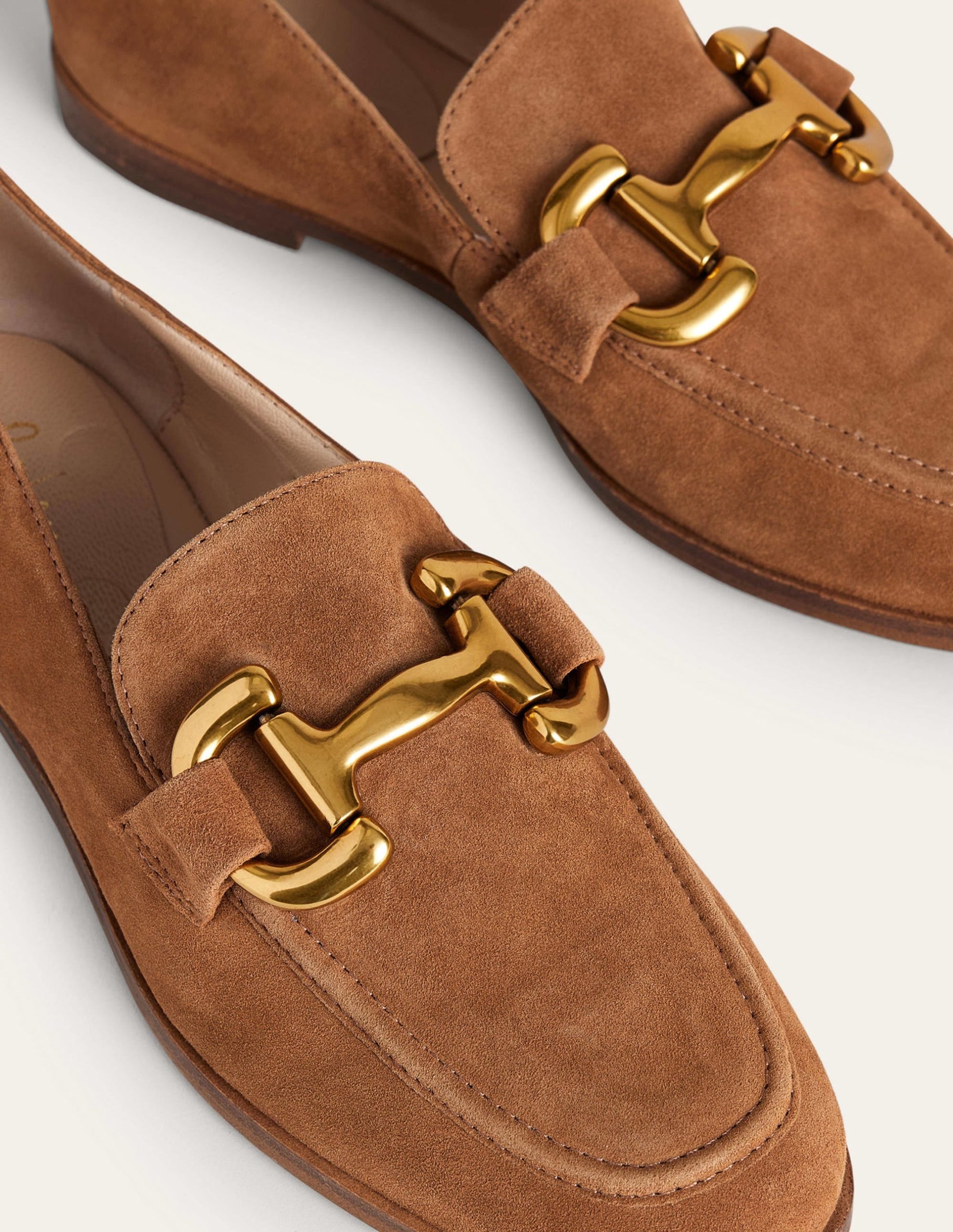 Iris Snaffle Loafers-Ginger Snap Suede - Image 4