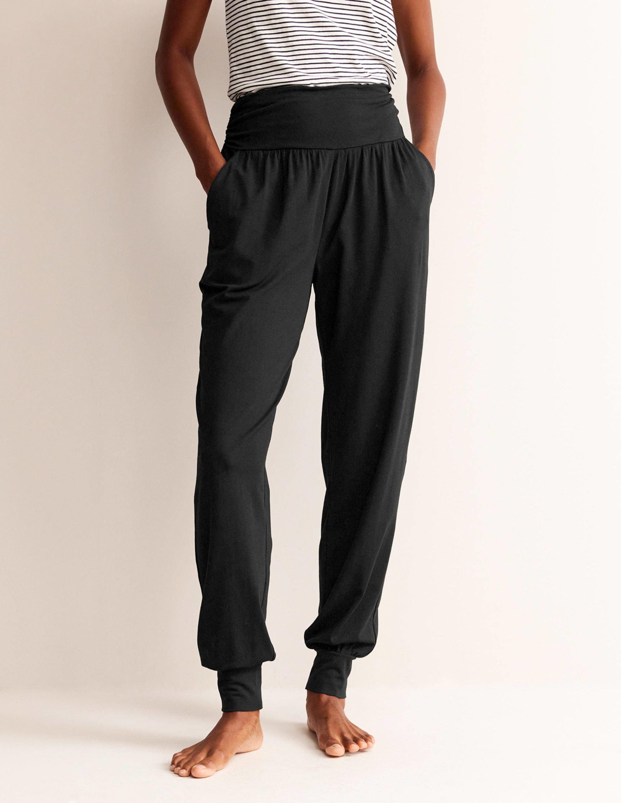 Hareem Jersey Sweatpants-Black - Image 4