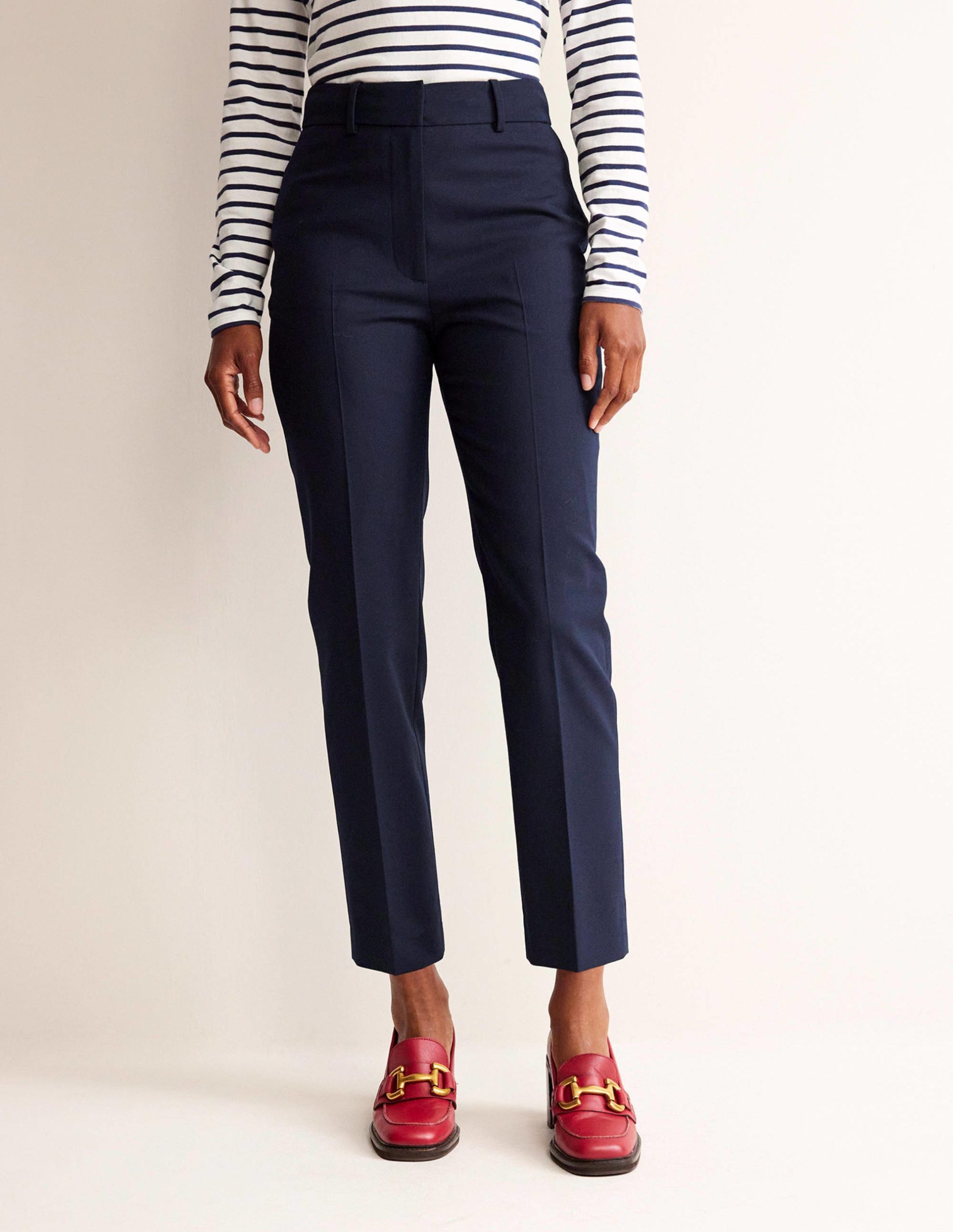 Kew Wool-Twill Pants-Navy - Image 4