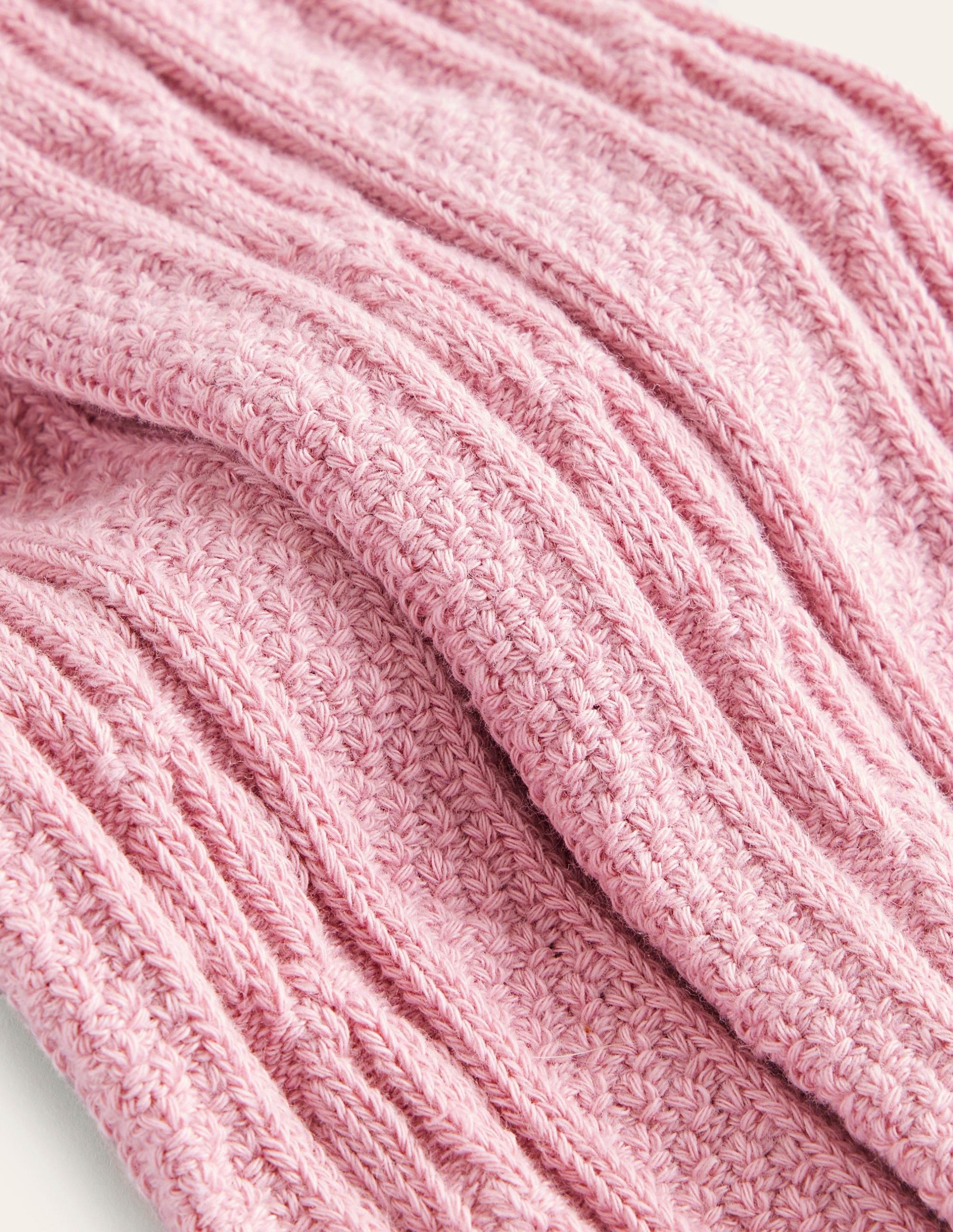 Cable Footless Tights-Vintage Pink - Image 3