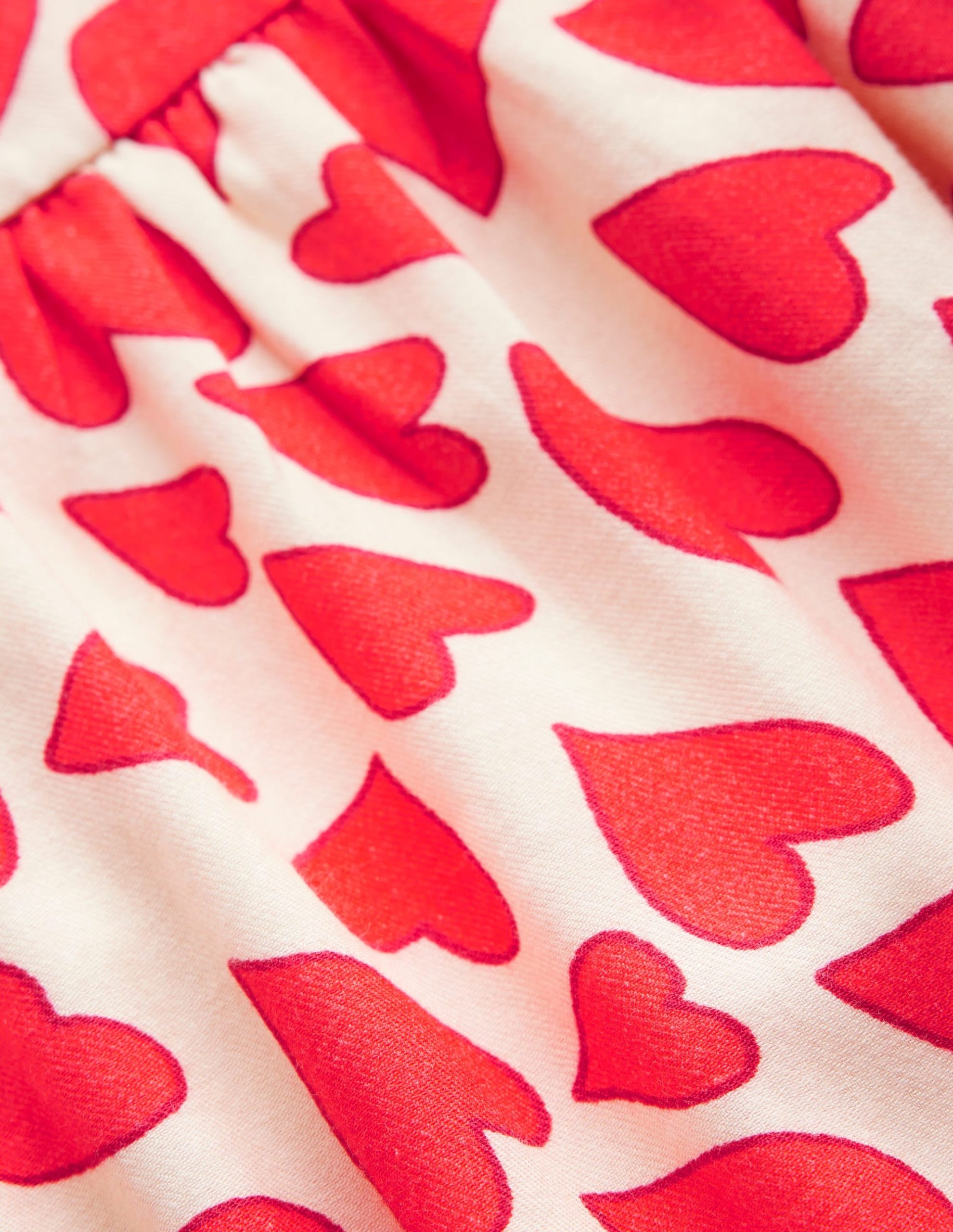 Betsy Tiered Twirly Dress-Poppy Red Hearts - Image 5