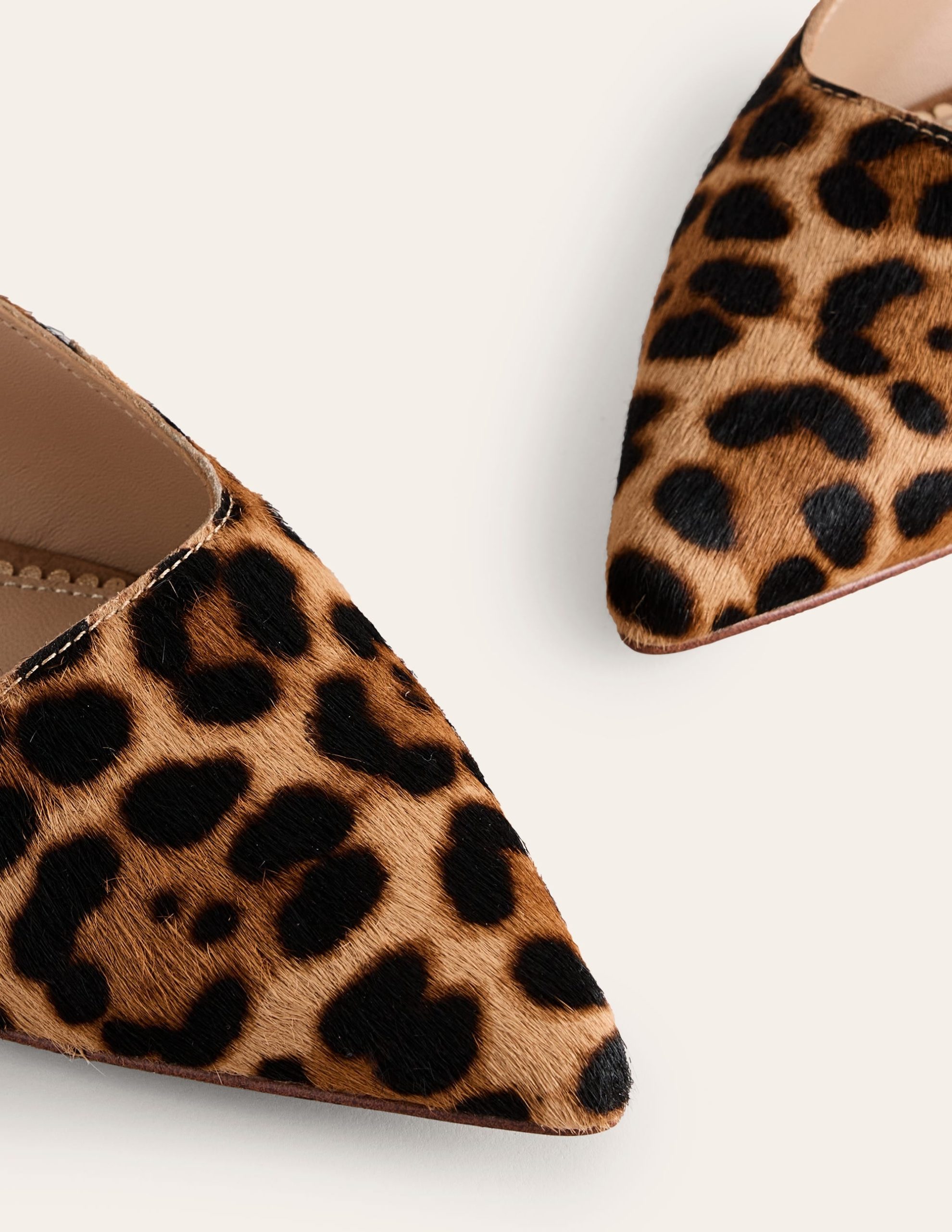 Cut Out Sling Back Flats-Leopard - Image 4