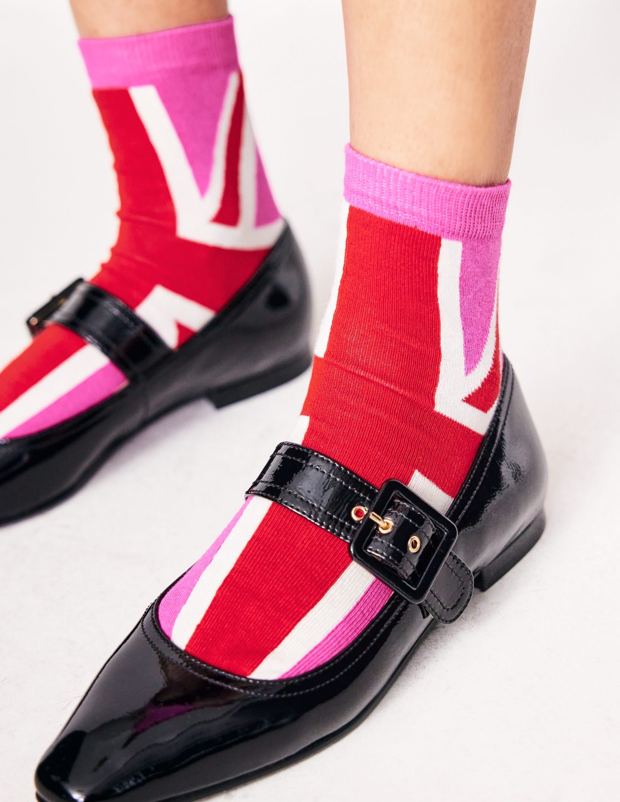 3 Pack Novelty Socks-Union Jack - Image 2