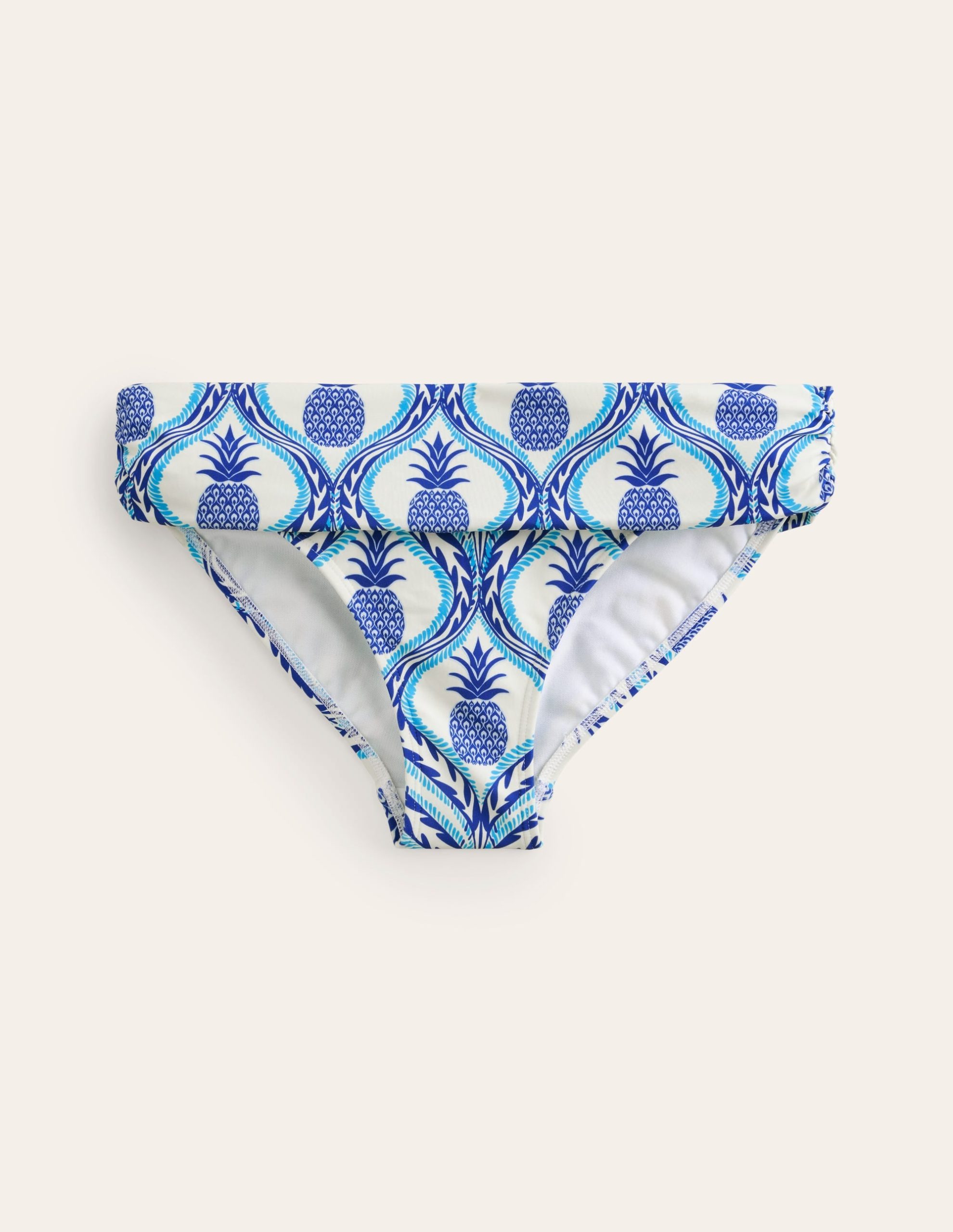 Classic Fold Bikini Bottoms-Surf The Web. Pineapple Wave - Image 5