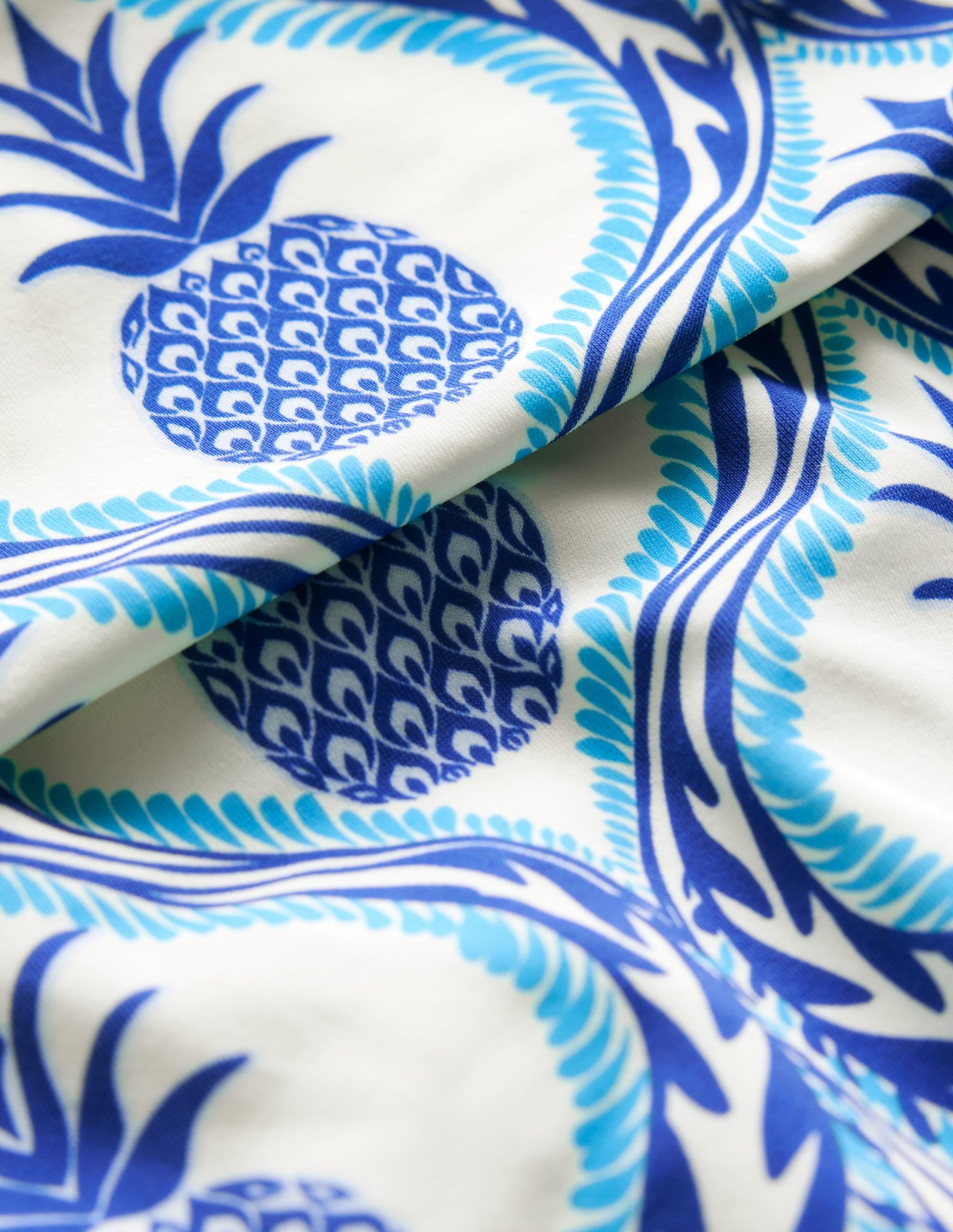 Classic Fold Bikini Bottoms-Surf The Web. Pineapple Wave - Image 6