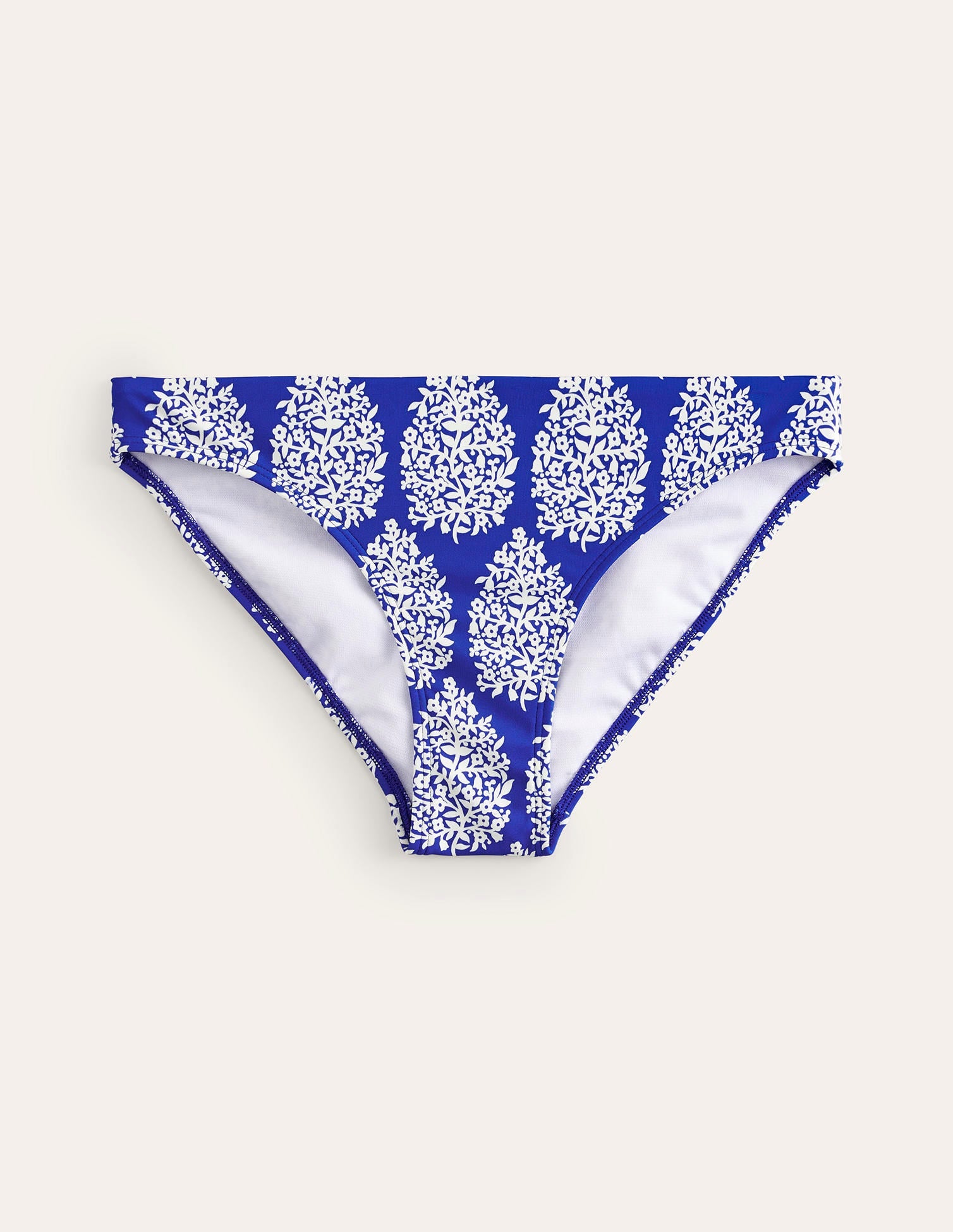 Classic Bikini Bottoms-Surf The Web. Floret Paisley - Image 5