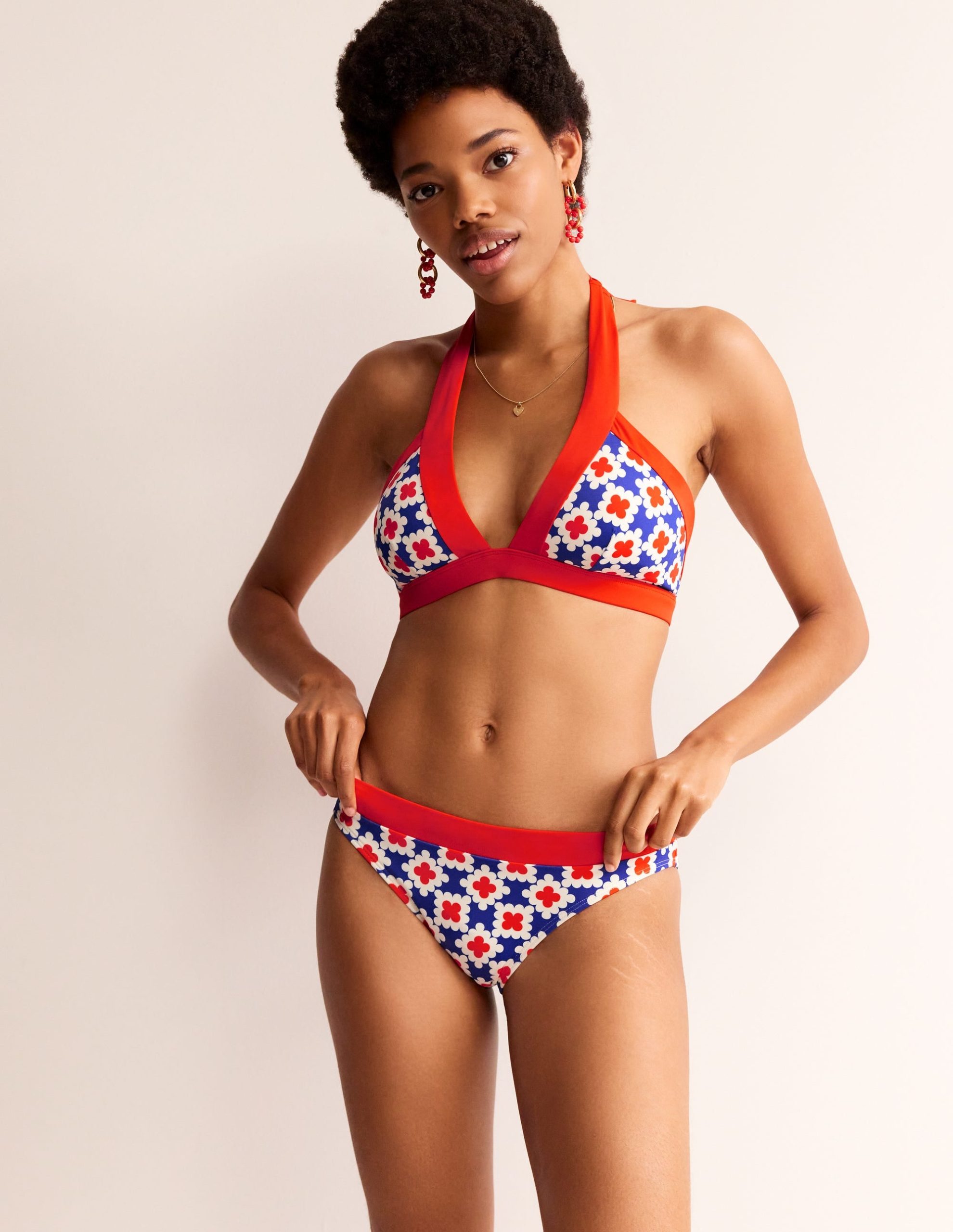 Ithaca Panel Bikini Bottoms-Surf the web. Abstract Tile