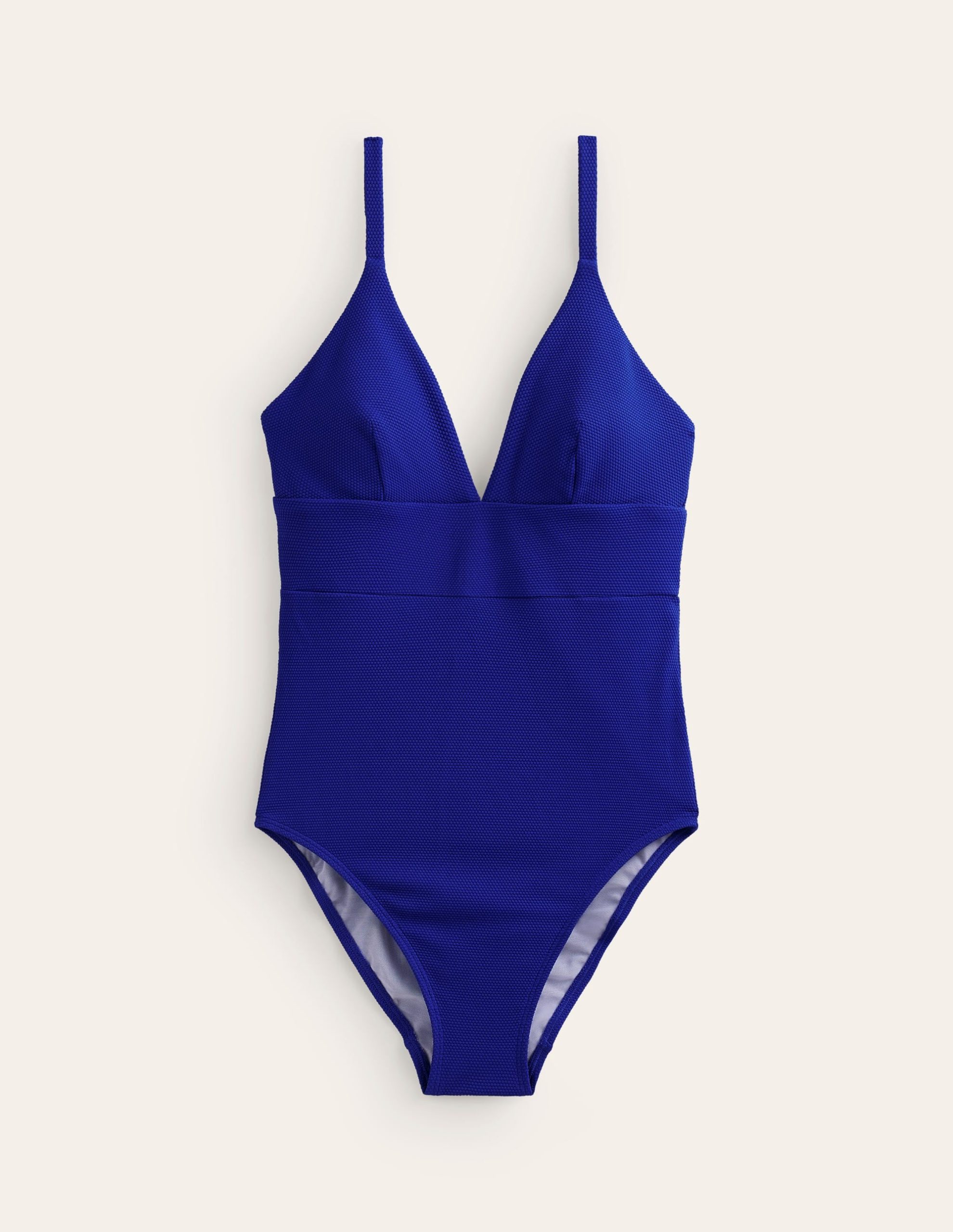 Arezzo V-neck Panel Swimsuit-Surf The Web Blue Texture - Image 5
