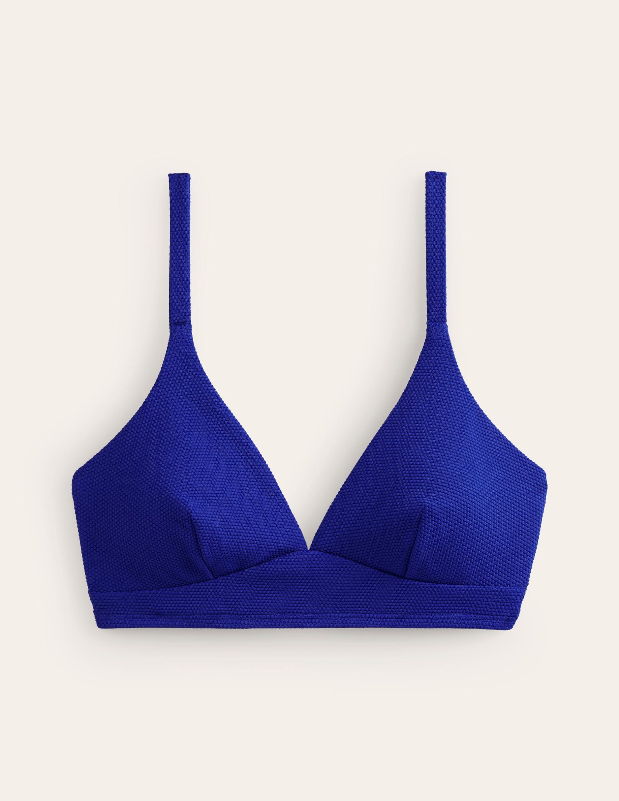 Arezzo V-neck Bikini Top-Surf The Web Blue Texture - Image 5