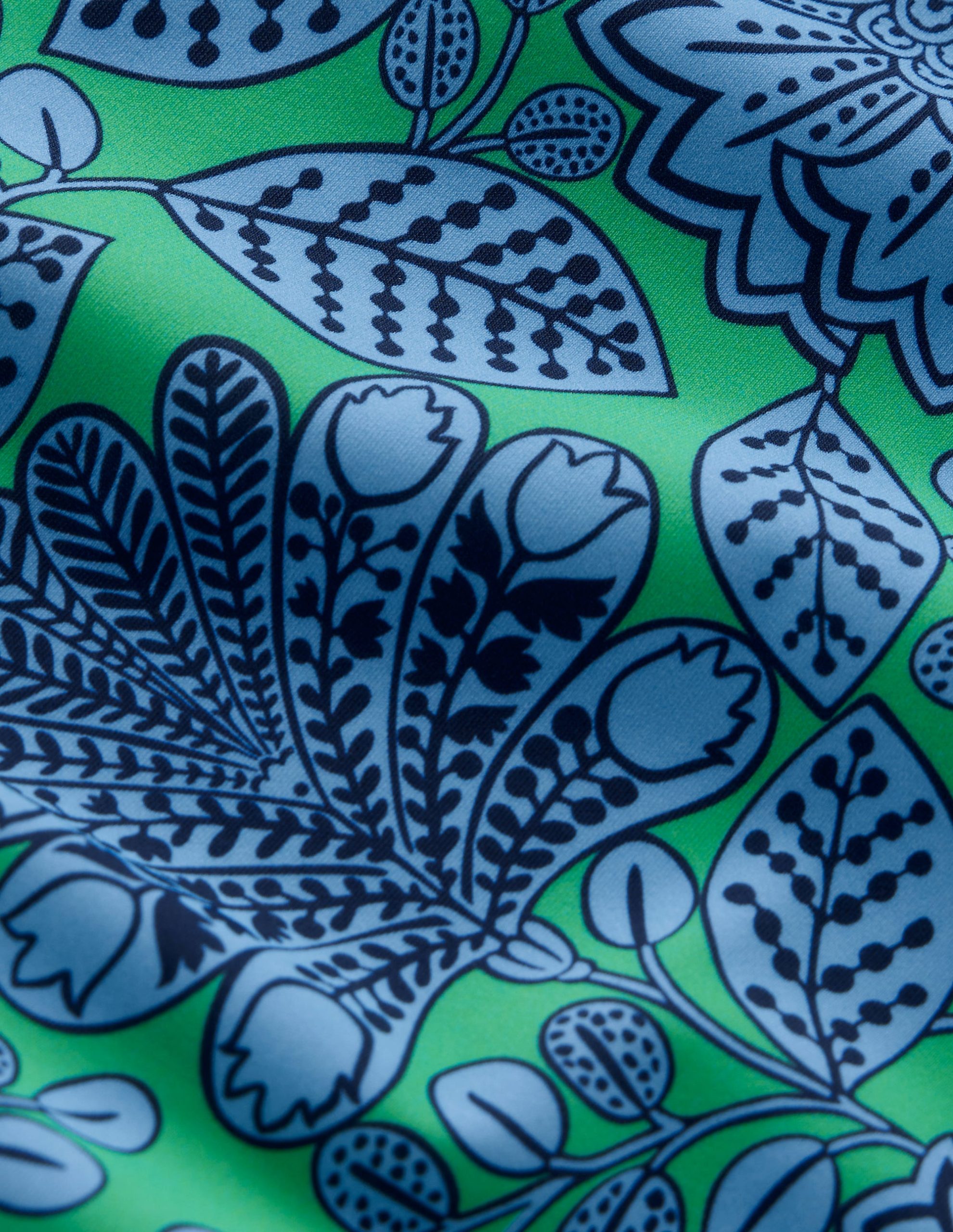 U bar Swimsuit-Ming Green. Gardenia Swirl - Image 6