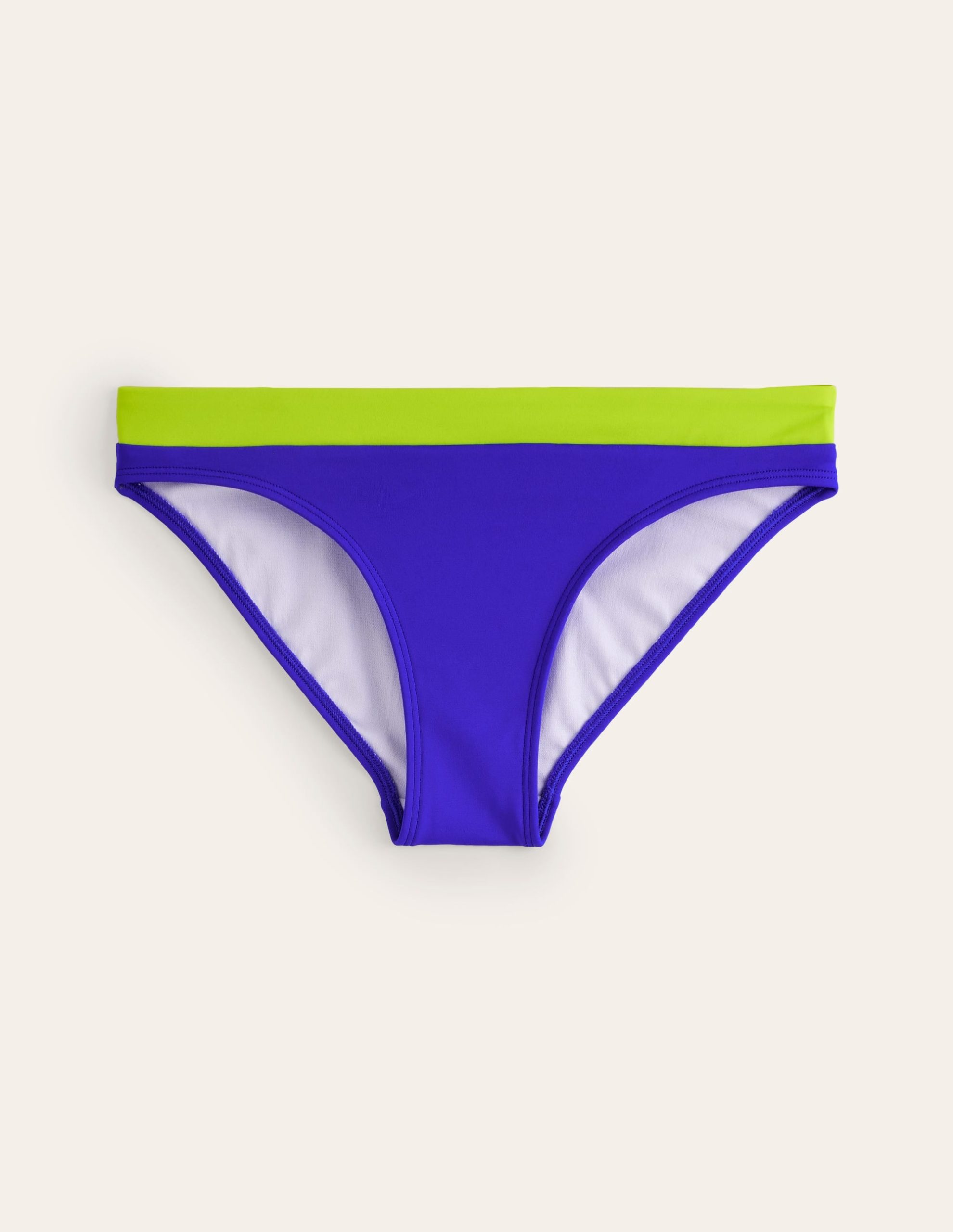 Ithaca Panel Bikini Bottoms-Blue Colourblock - Image 5