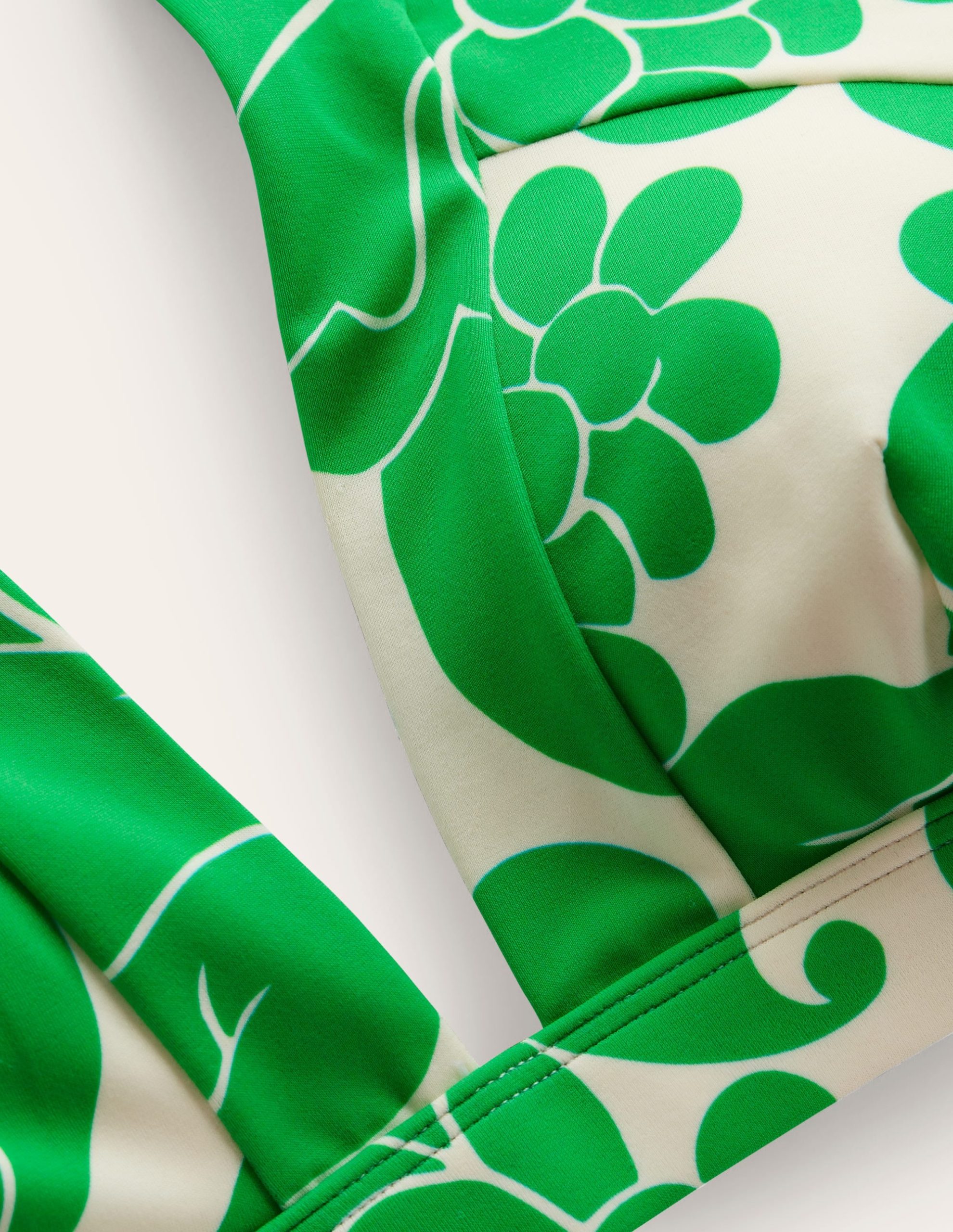 Ithaca Halter Bikini Top-Bright Green. Opulent Whirl - Image 6