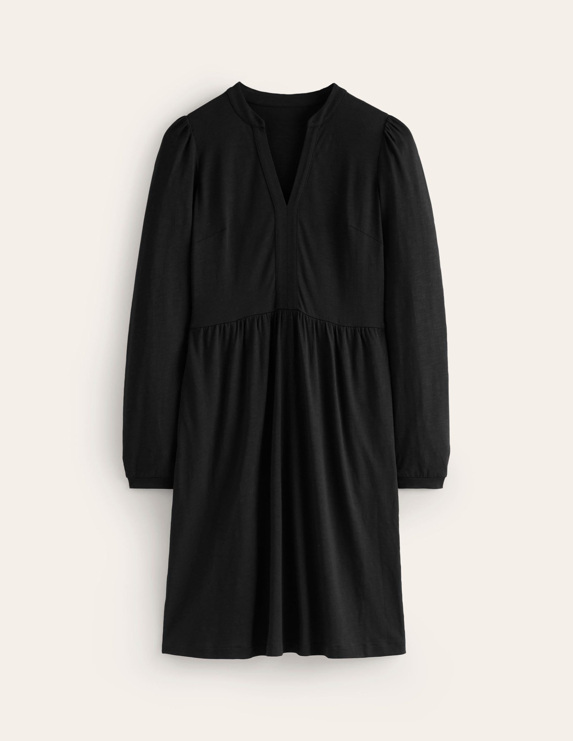 Naomi Relaxed Jersey Dress-Black - Image 5