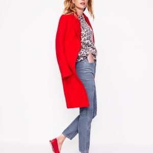 5 Pocket Cord Slim Jeans-Pebble Grey