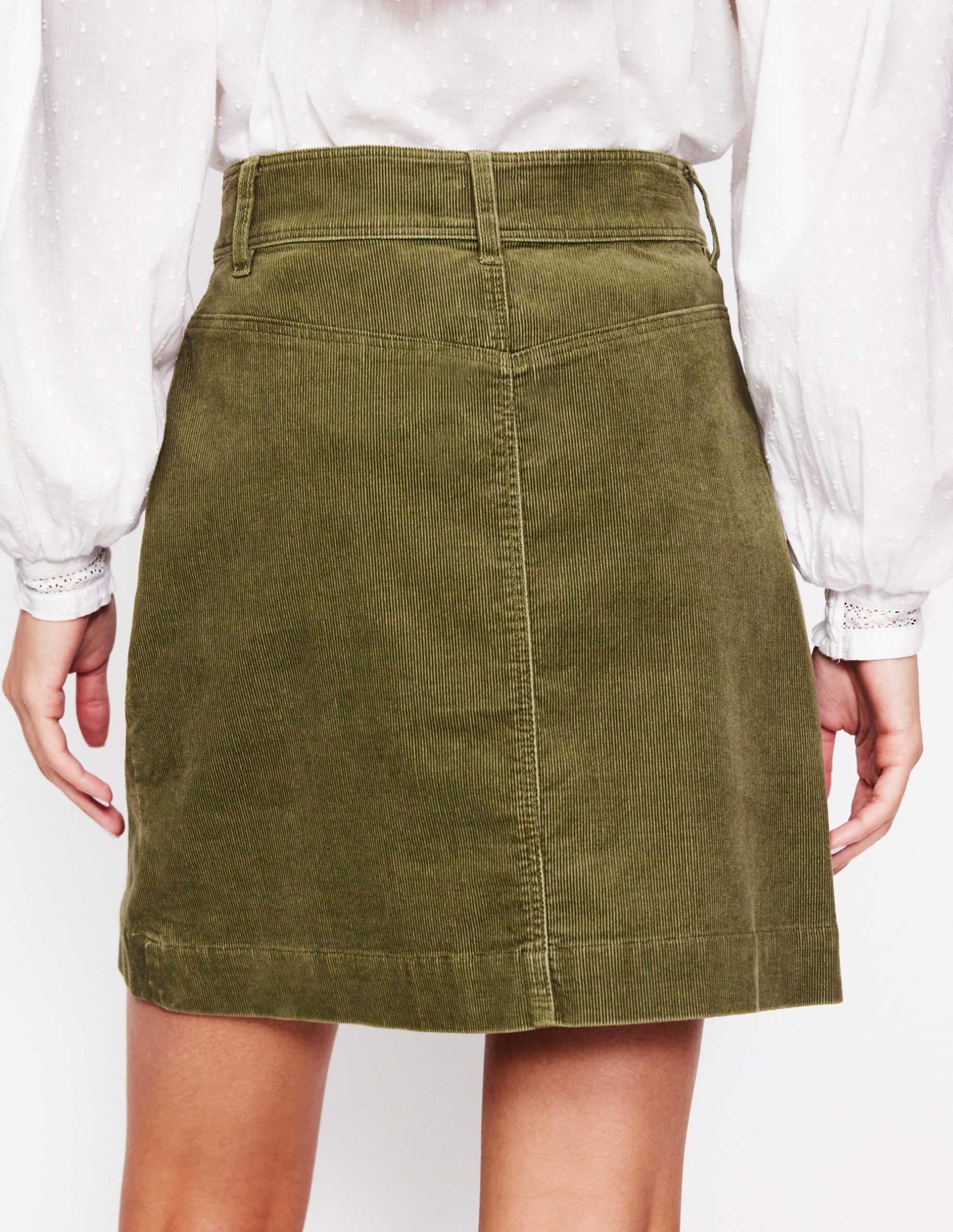 Estella Cord Skirt-Oregano - Image 3