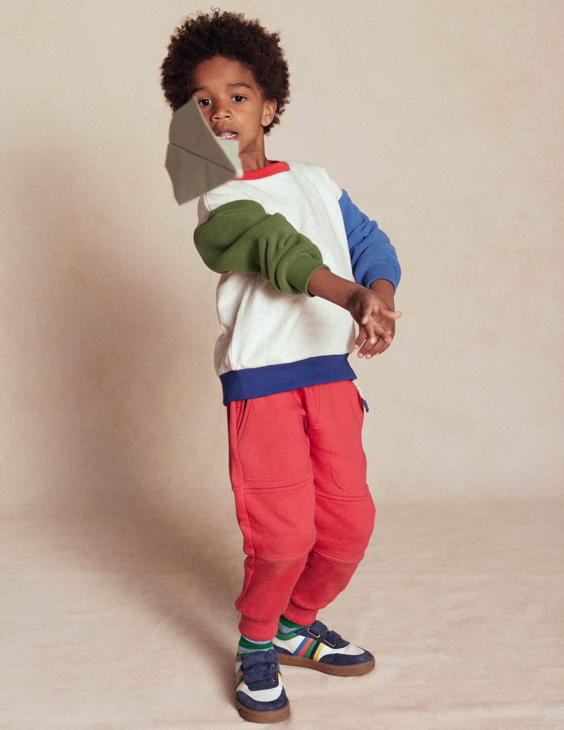 Warrior Knee Joggers-Pomegranate Red - Image 4