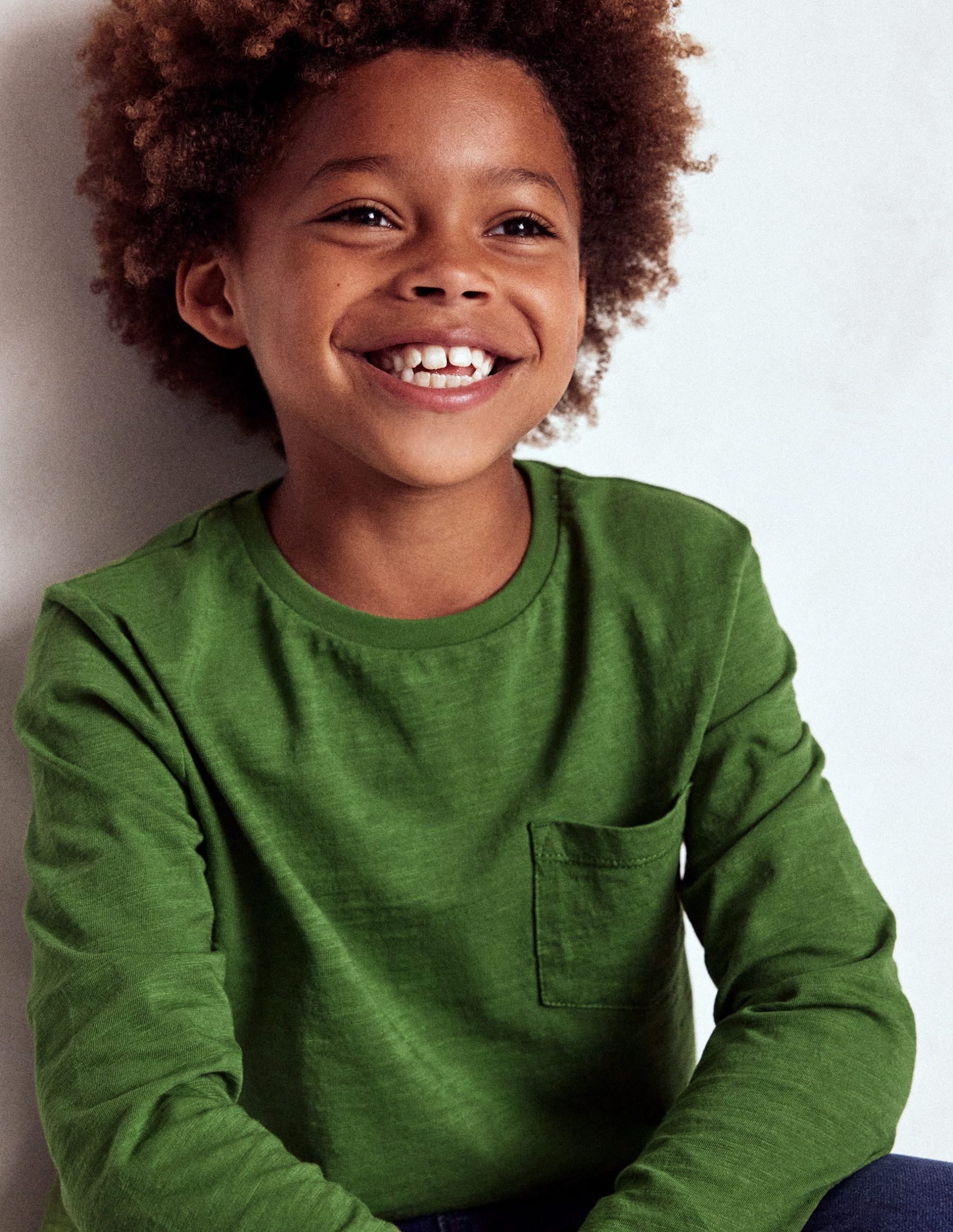 Everyday Long Sleeve T-Shirt-Broccoli Green