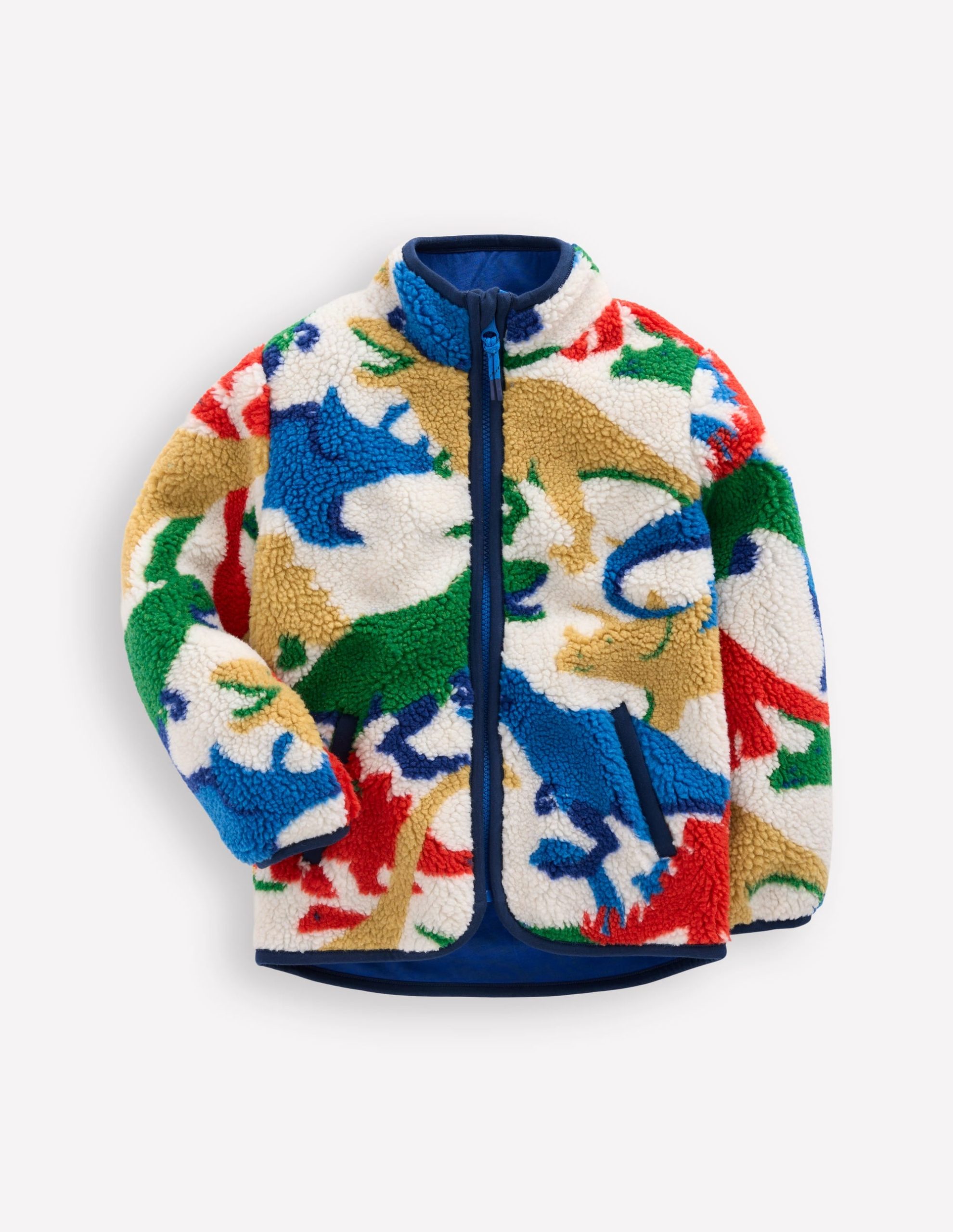 Cosy Borg Jacket-Multi Dinos - Image 2