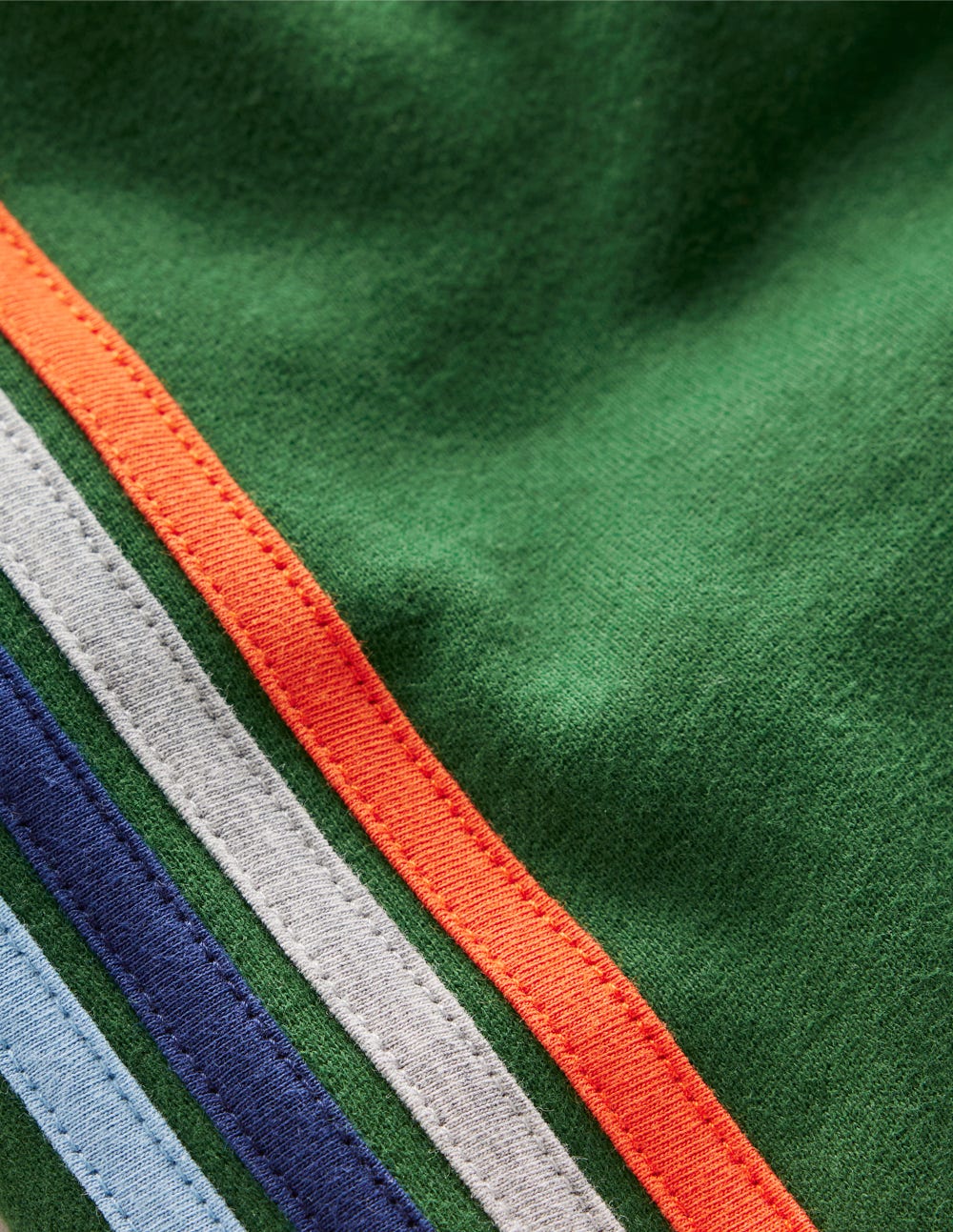 Rainbow Stripe Sweatpants-Pine Green - Image 6