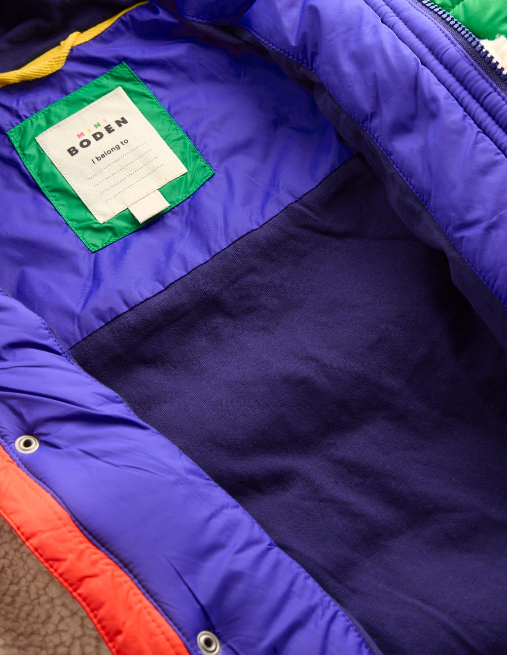 Quilted Borg Jacket-Natural Borg - Image 6