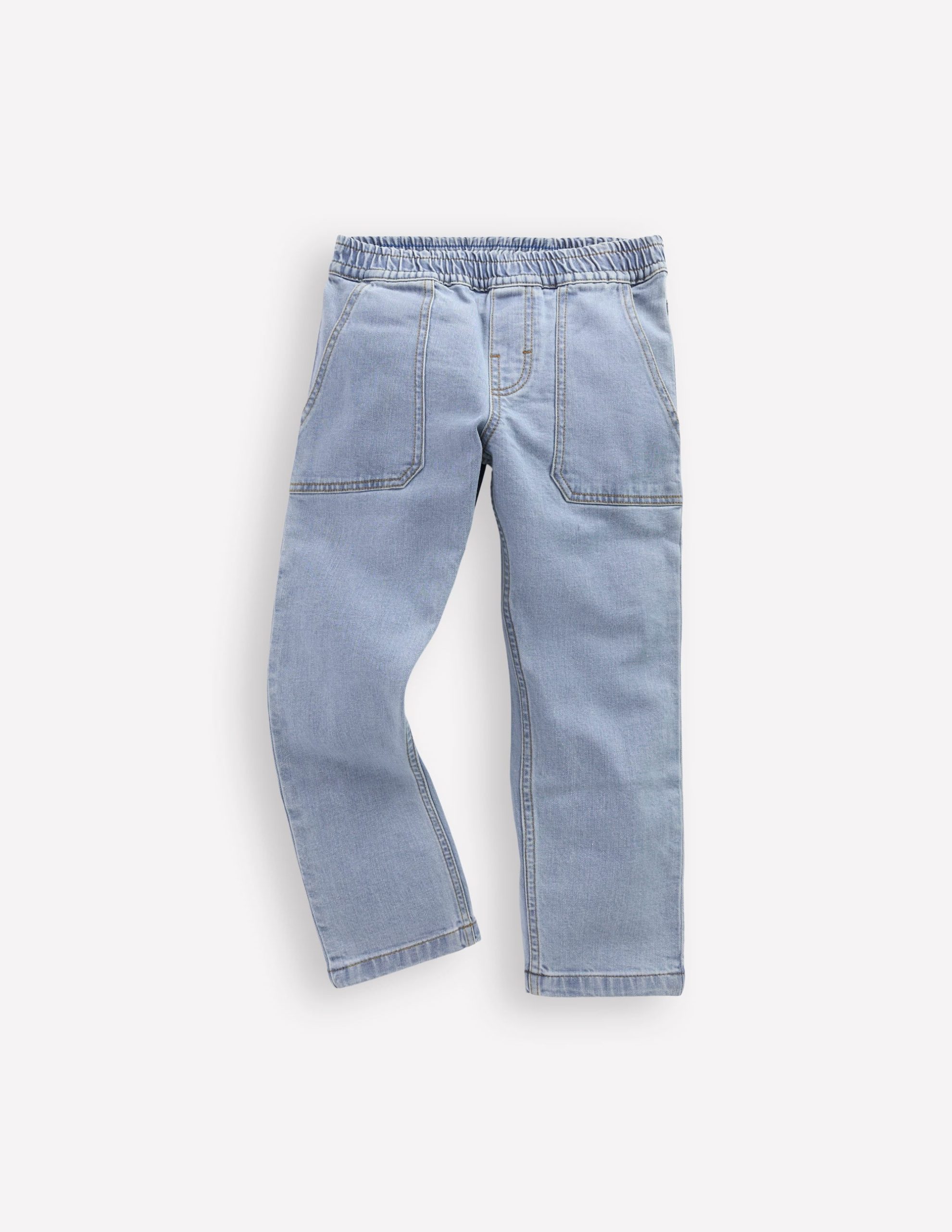 Pull-On Jeans-Light Wash