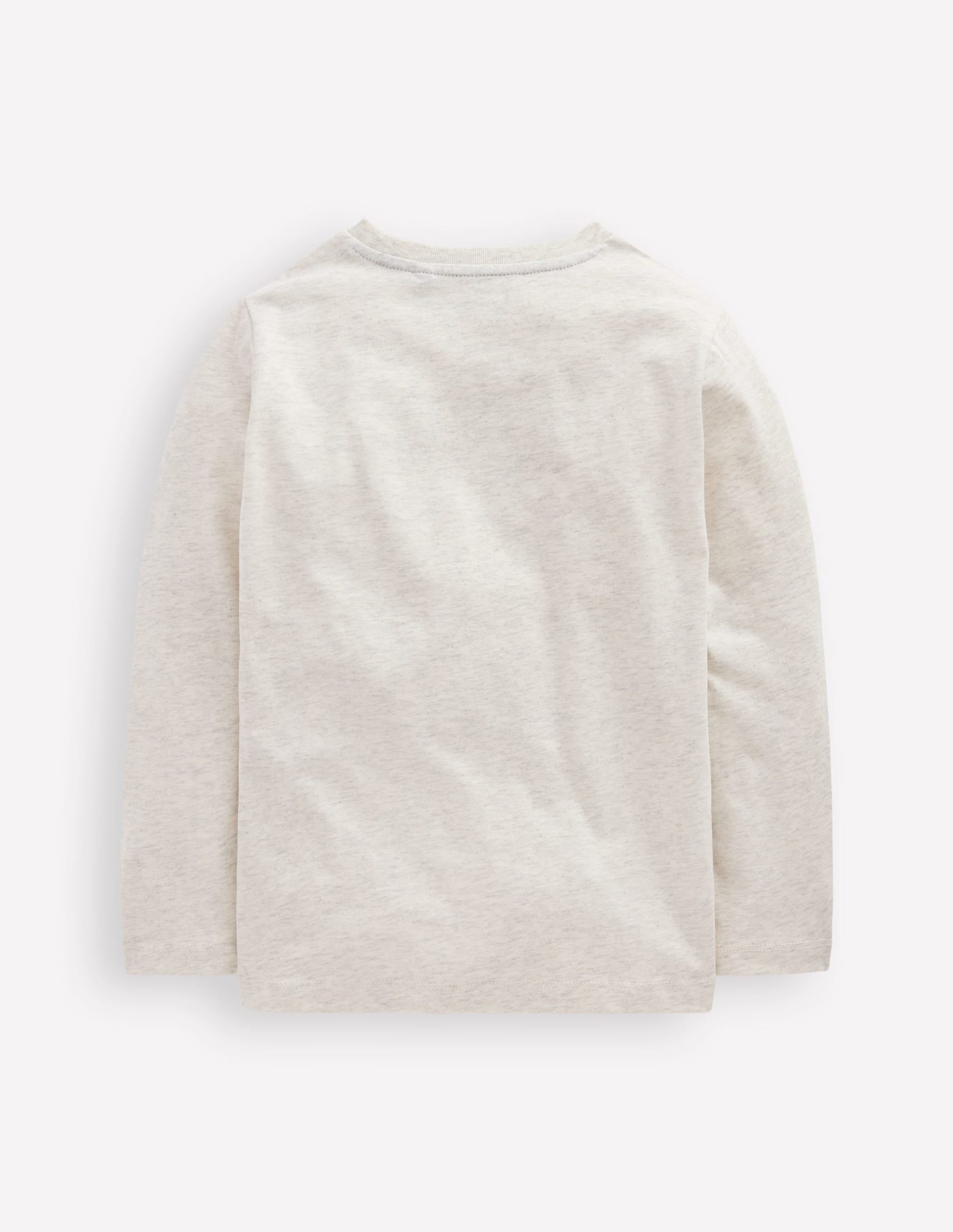 Long Sleeve Printed T-shirt-Oatmeal Bugs - Image 2