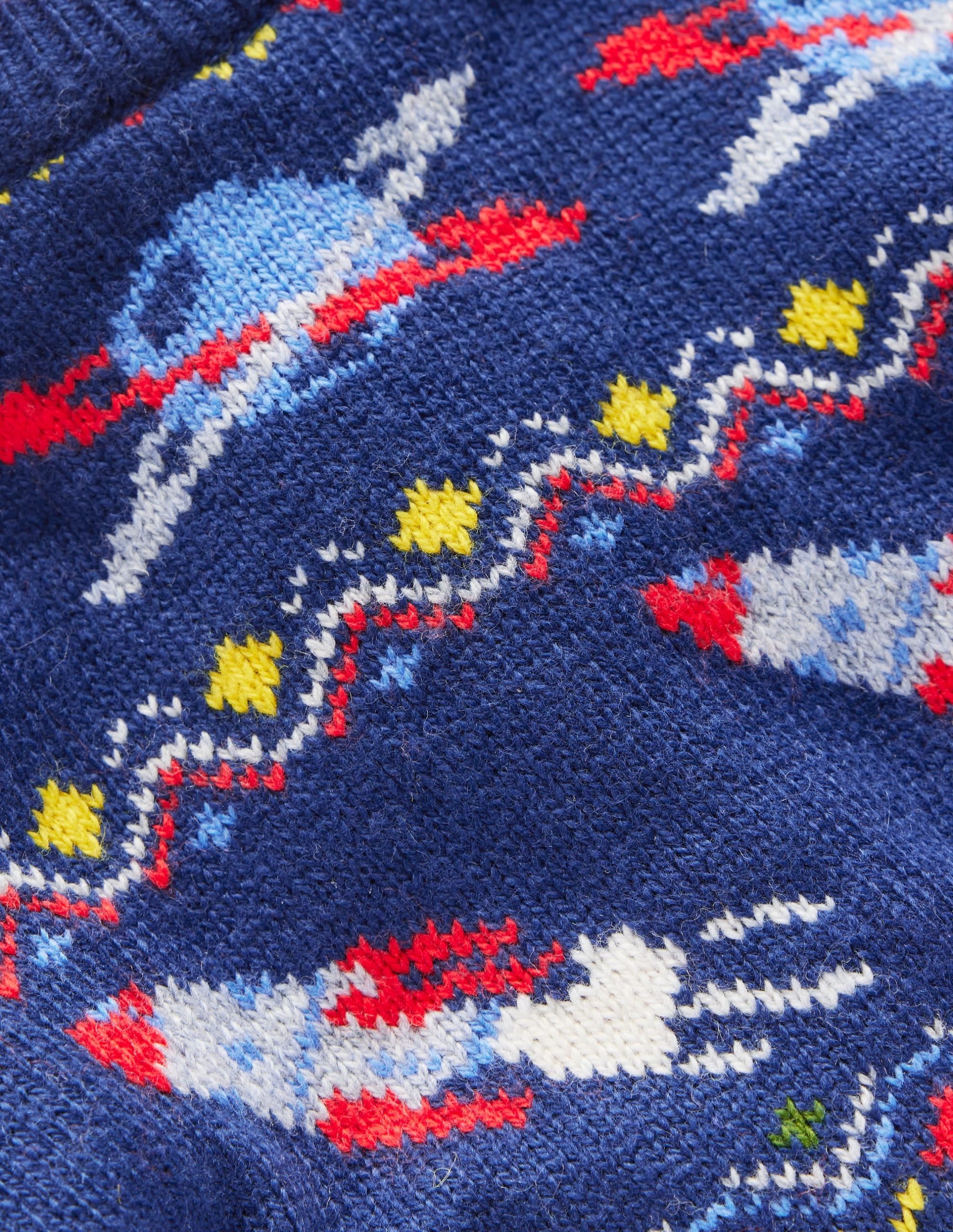 Fair Isle Jumper-College Navy Space - Image 3