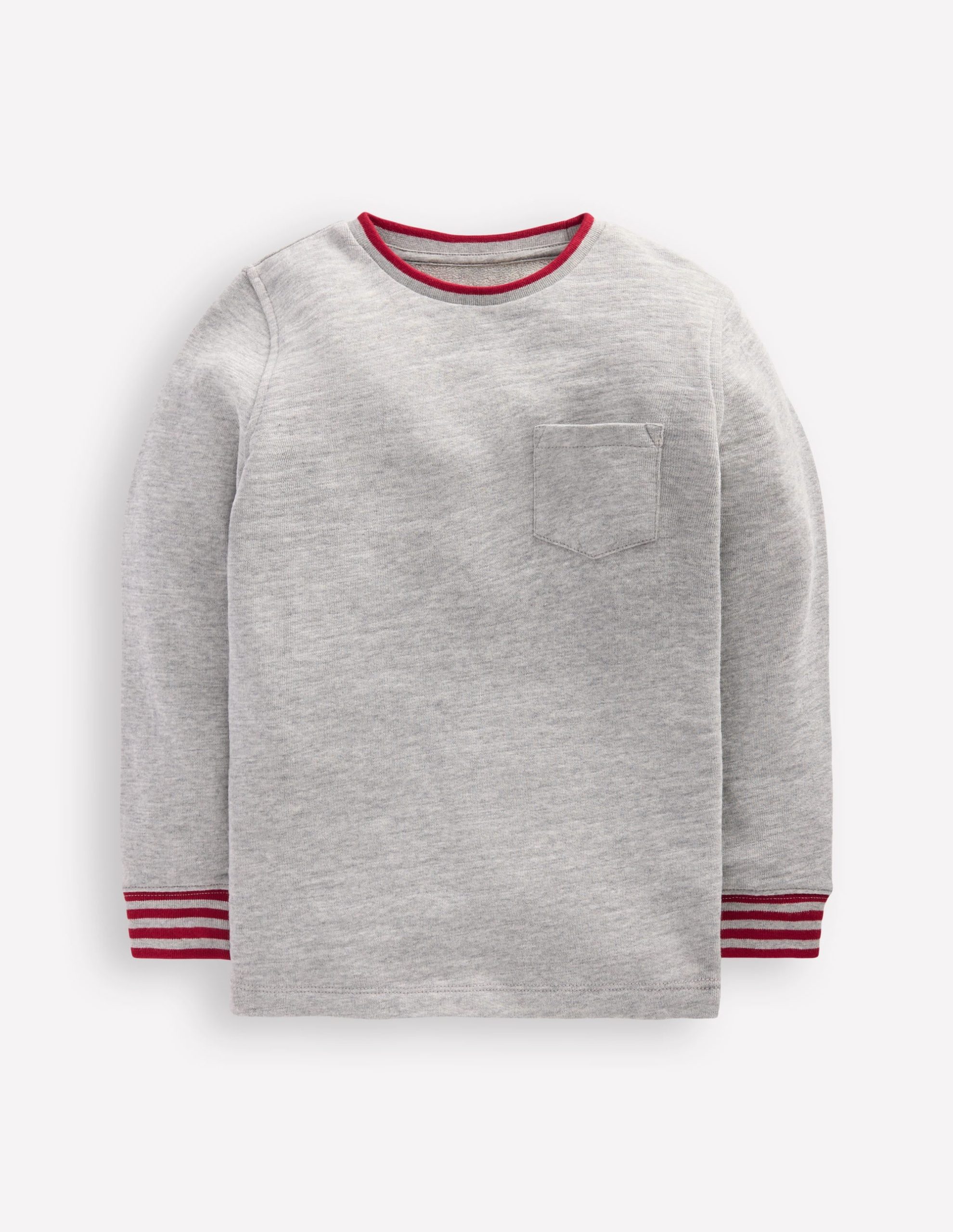 Cosy Mid-weight T-shirt-Grey Marl - Image 2