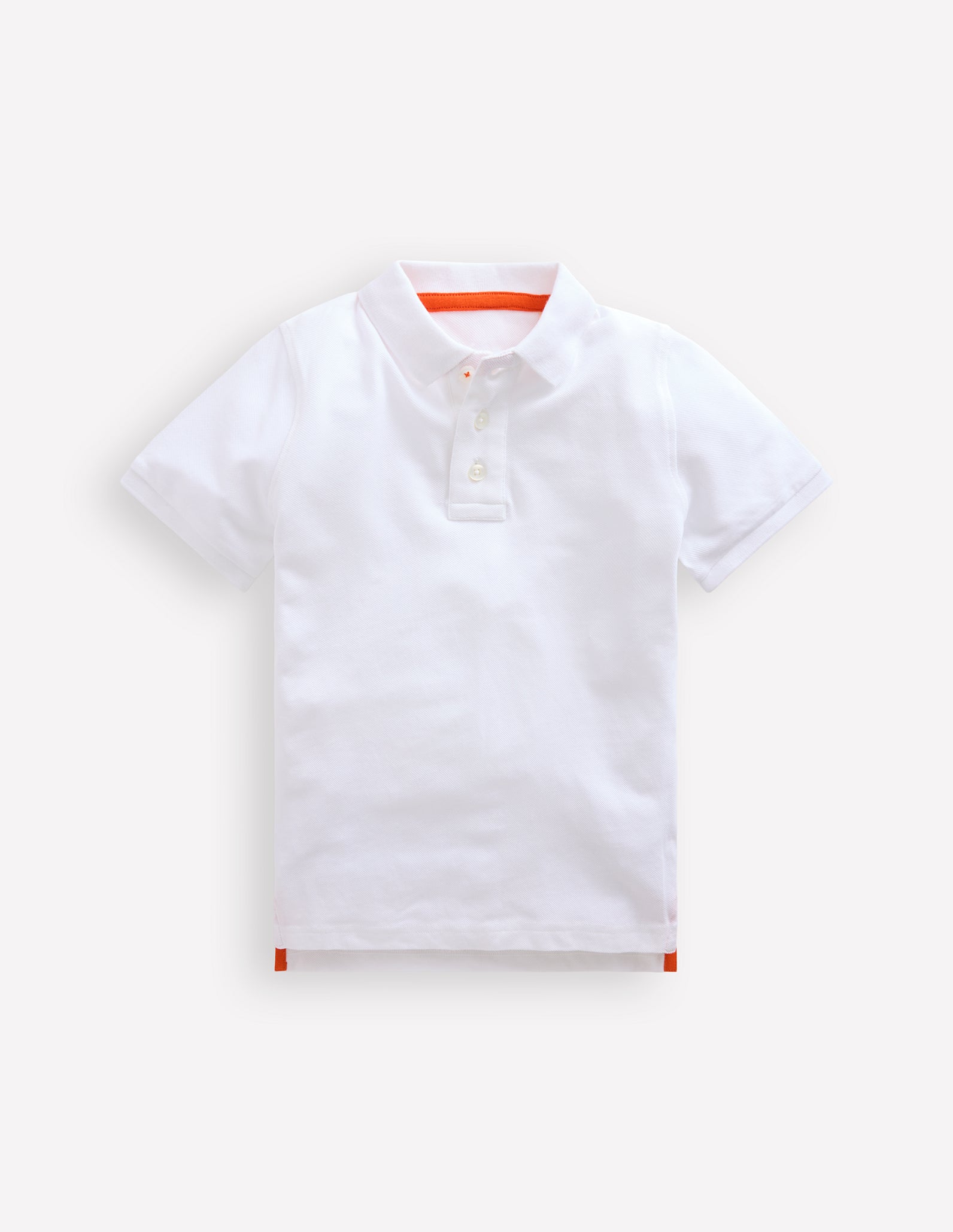 Piqu?? Polo Shirt-White