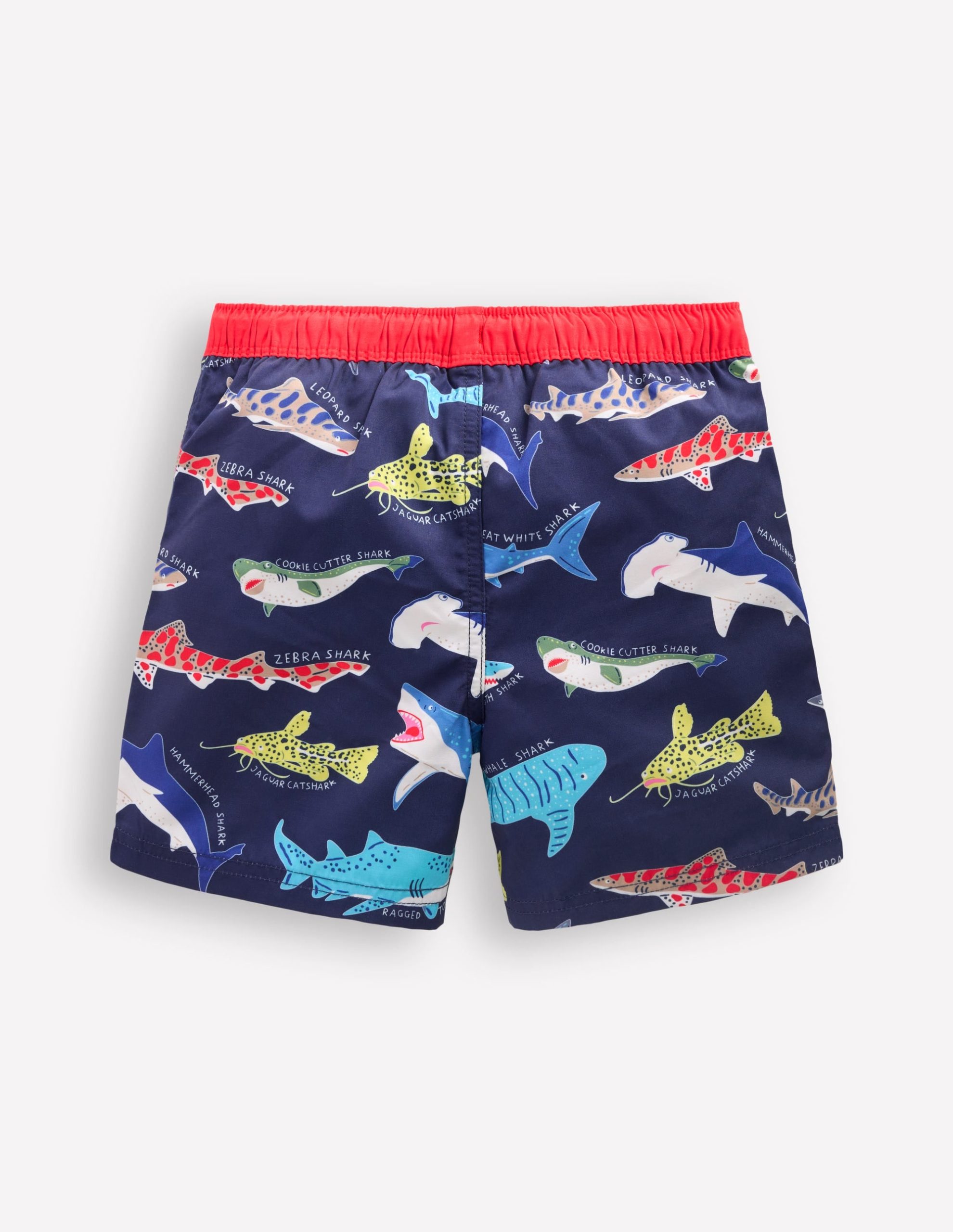 Swim Shorts-College Navy Sharks - Image 3