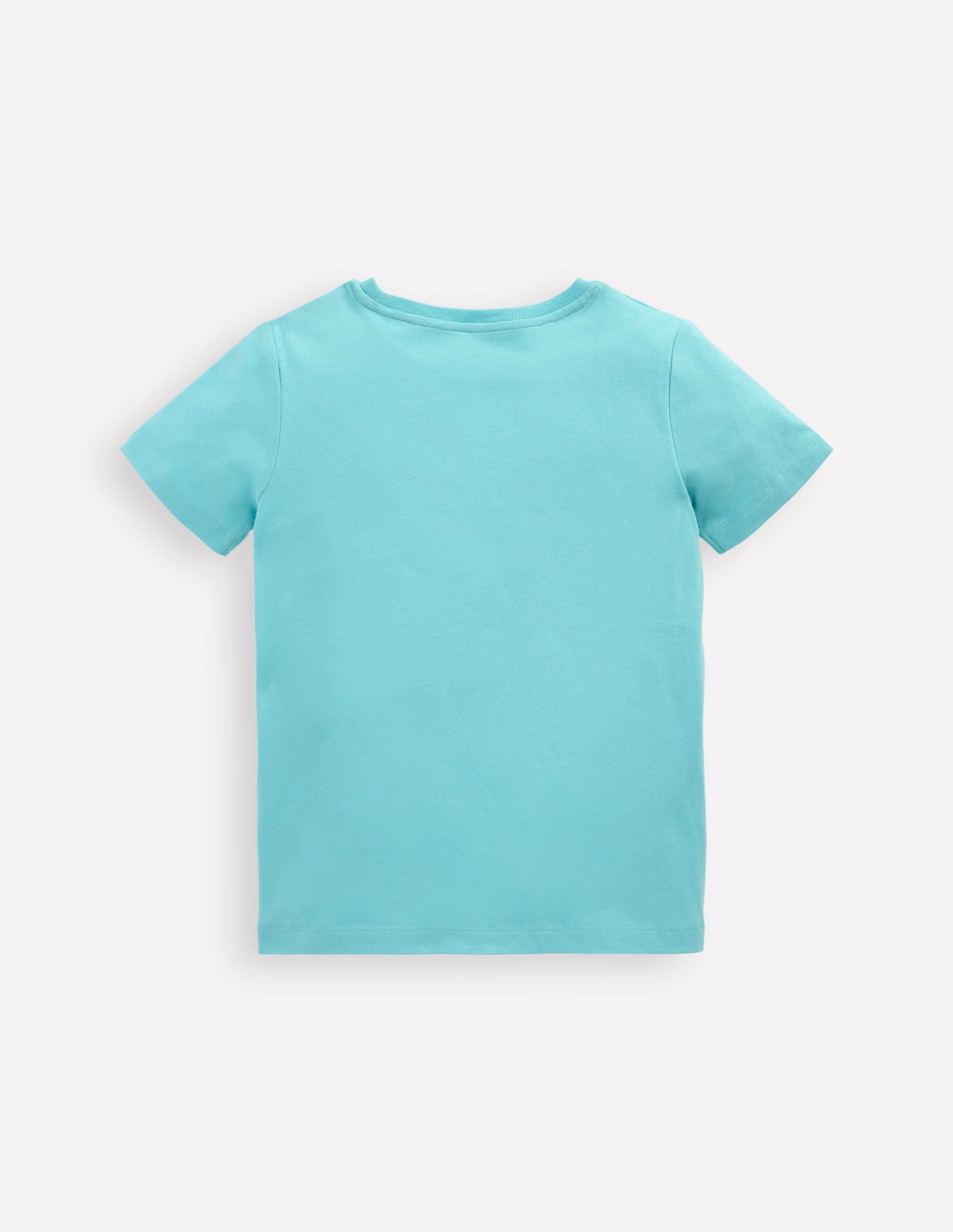 Chain Stitch T-Shirt-Caribbean Blue Whale - Image 3