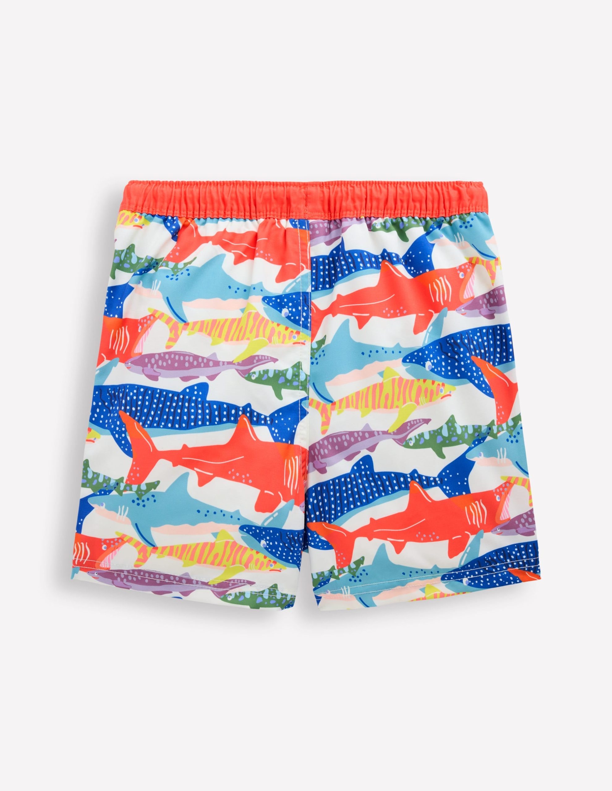 Swim Shorts-Ivory Riso Shark - Image 2