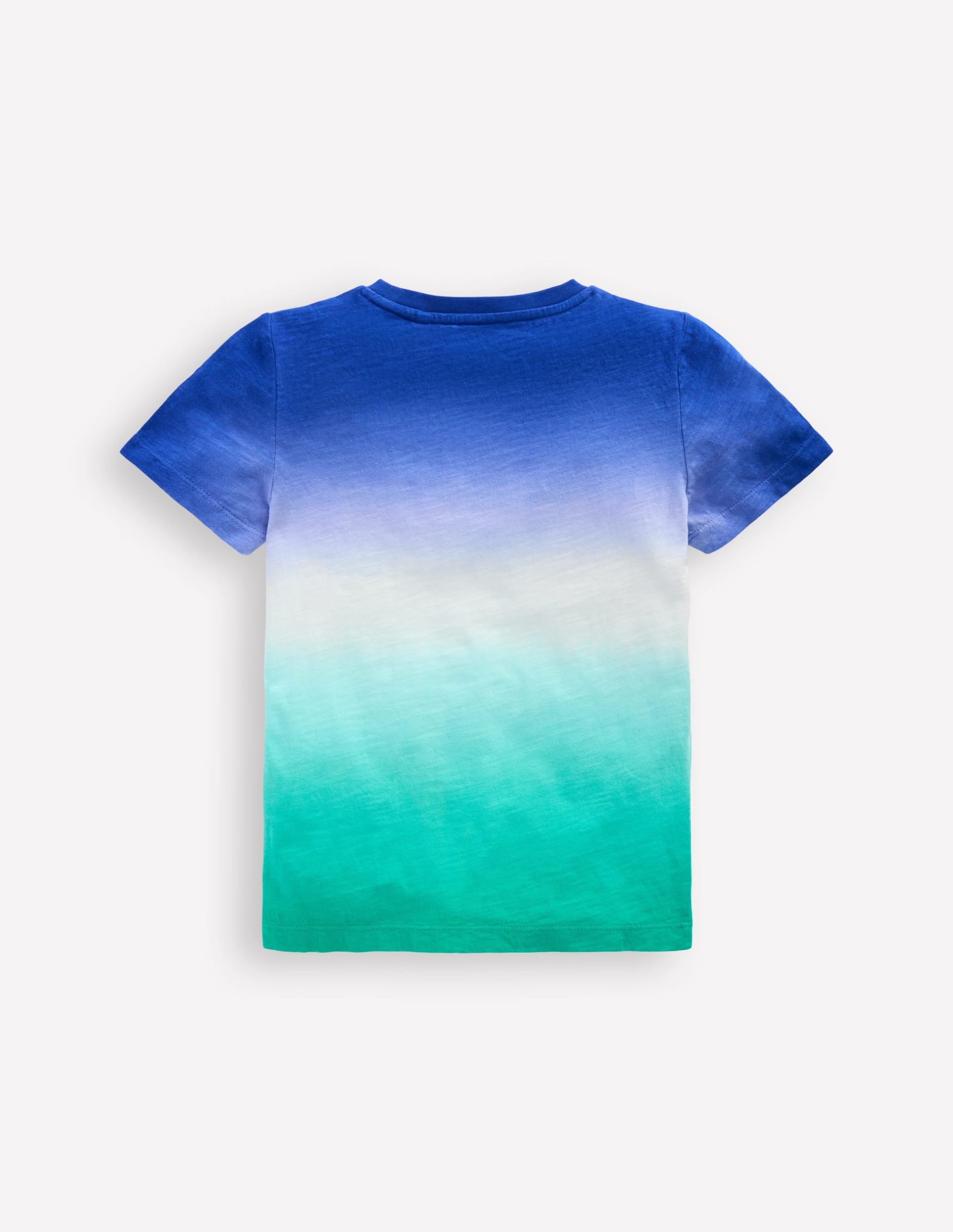 Tie Dye T-shirt-Bright Blue /Aquamarine Blue - Image 2