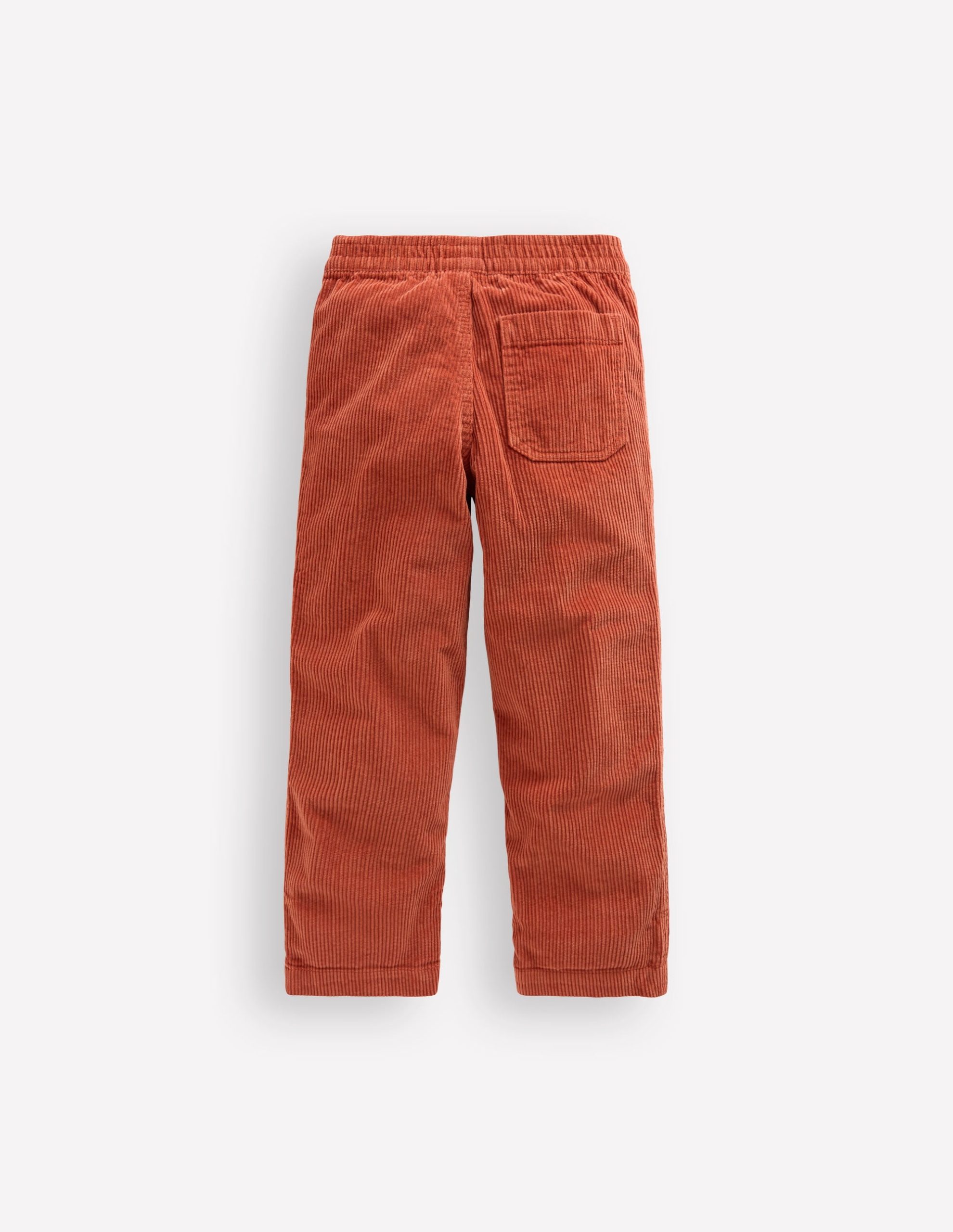 Pull-on Cord Pants-Roasted Chestnut Brown - Image 2