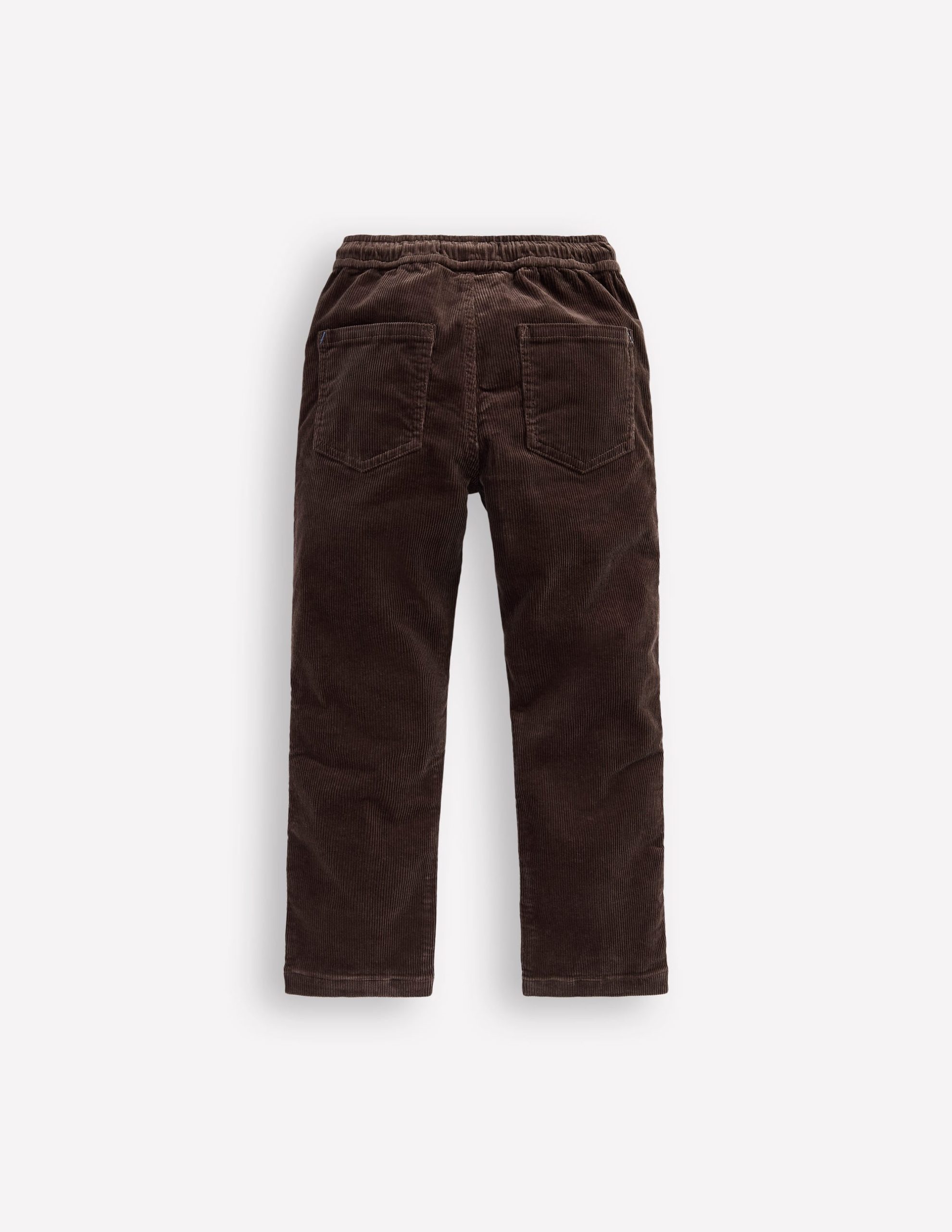 Slim Pull On Trousers-Espresso Cord - Image 2