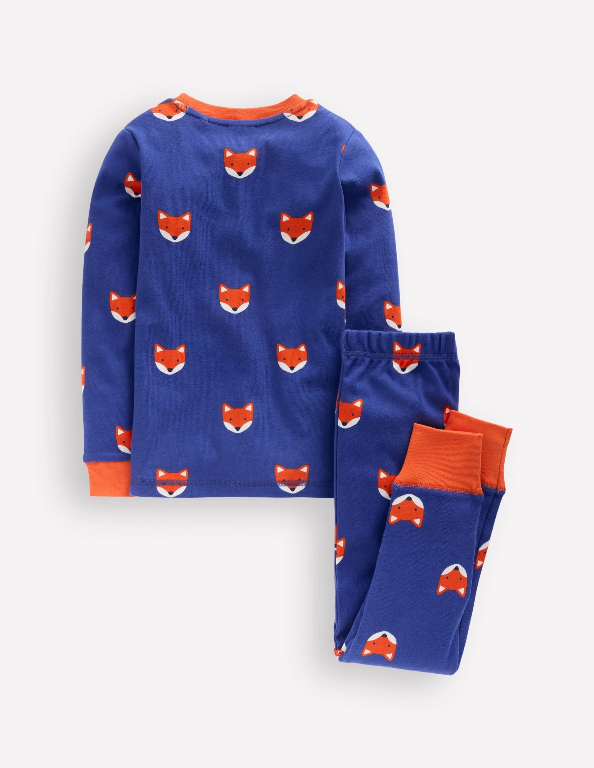Snug Long John Pajamas-Foxes - Image 2