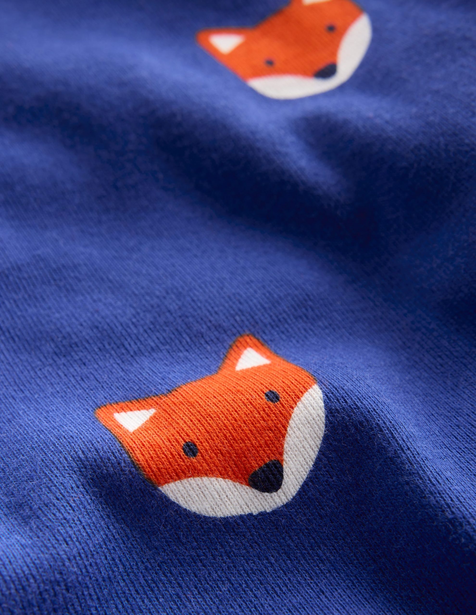 Snug Long John Pajamas-Foxes - Image 3