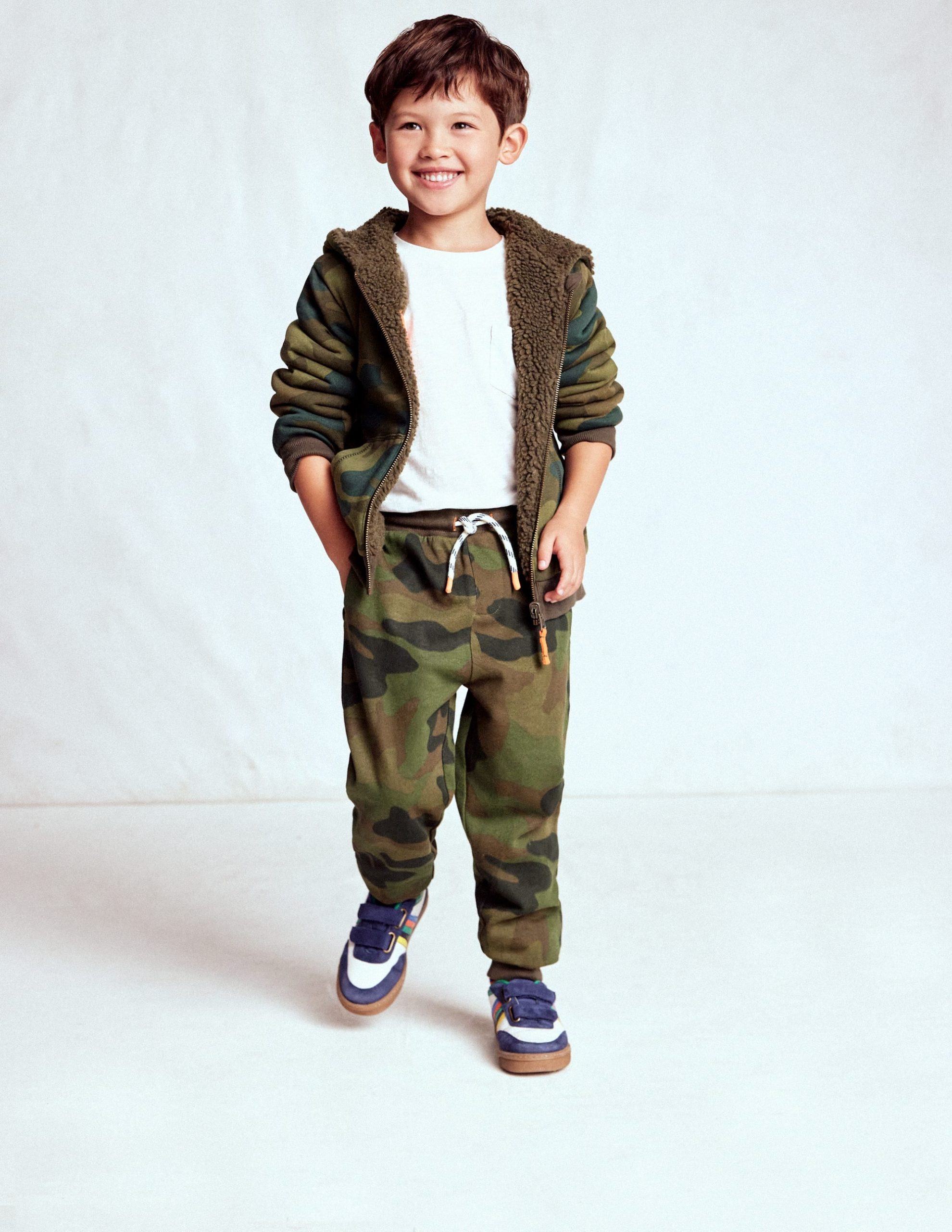 Printed Comfy Sweatpants-Camo - Image 3