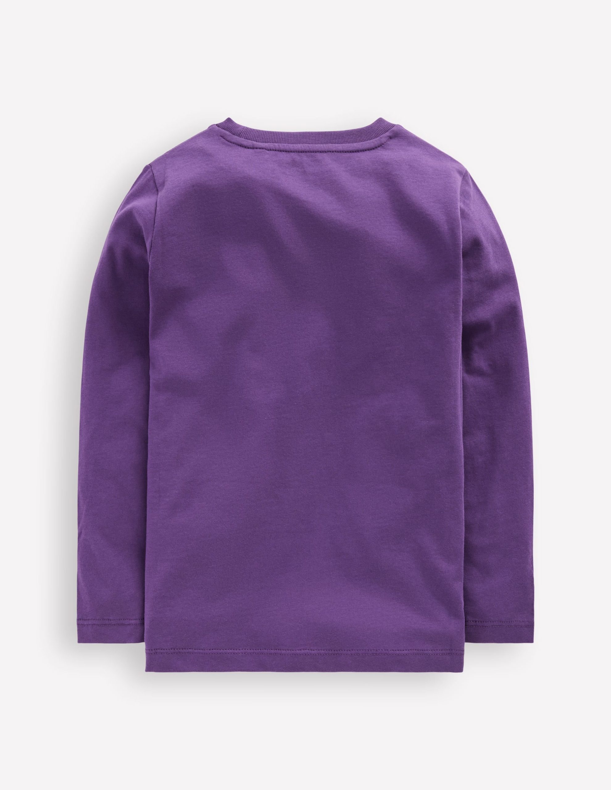 Long Sleeve Riso T-shirt-Mystic Purple Dragons - Image 2