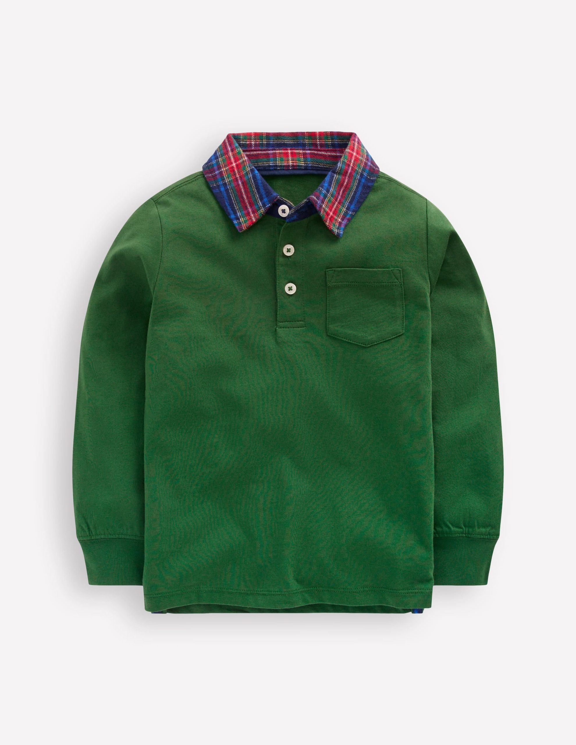 Long Sleeve Smart Polo Shirt-Eden - Image 3