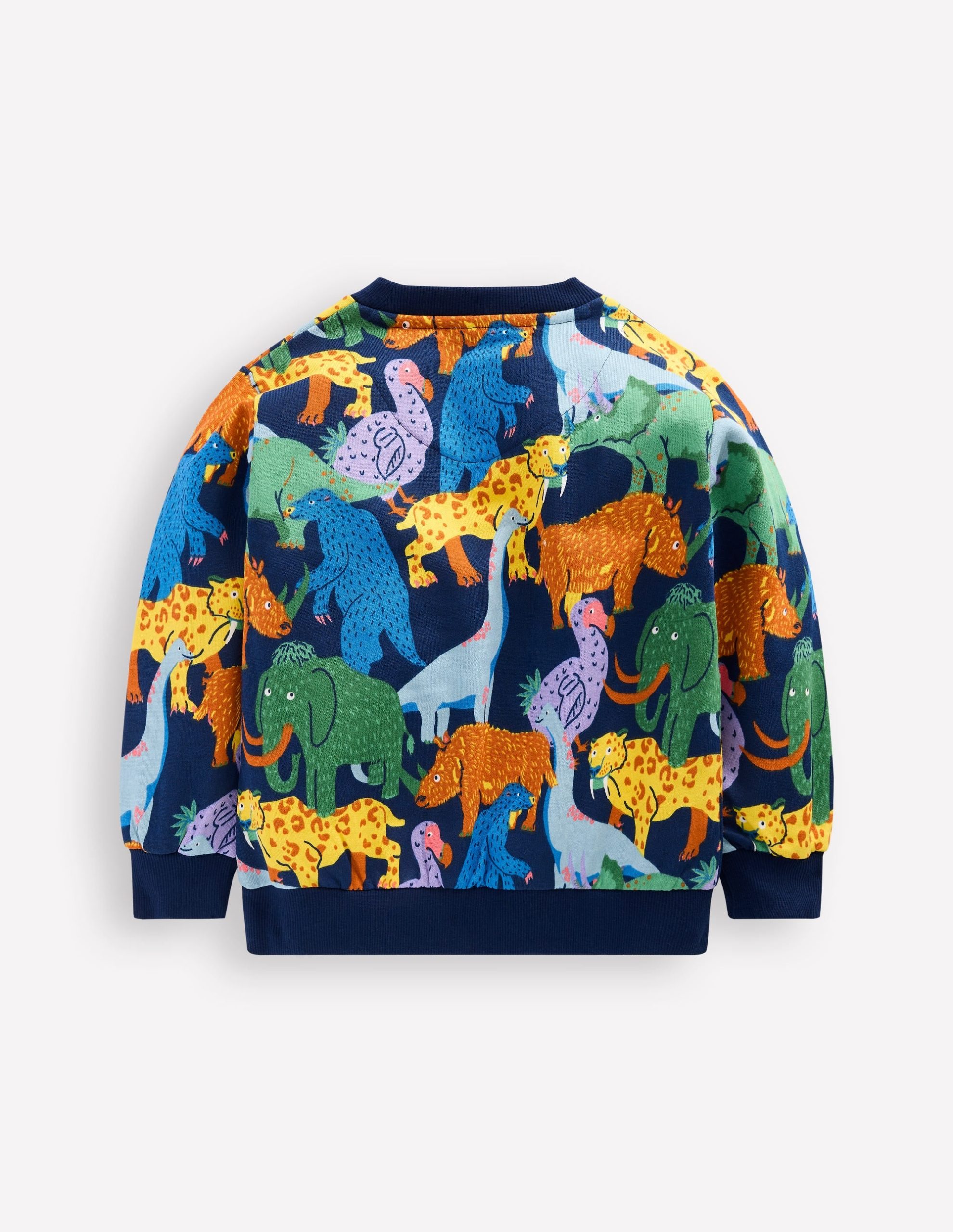 Everyday Printed Sweatshirt-Prehistoric Animals - Image 3