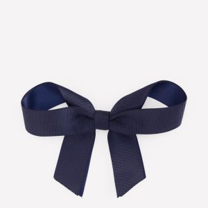 Hair Bows-College Navy