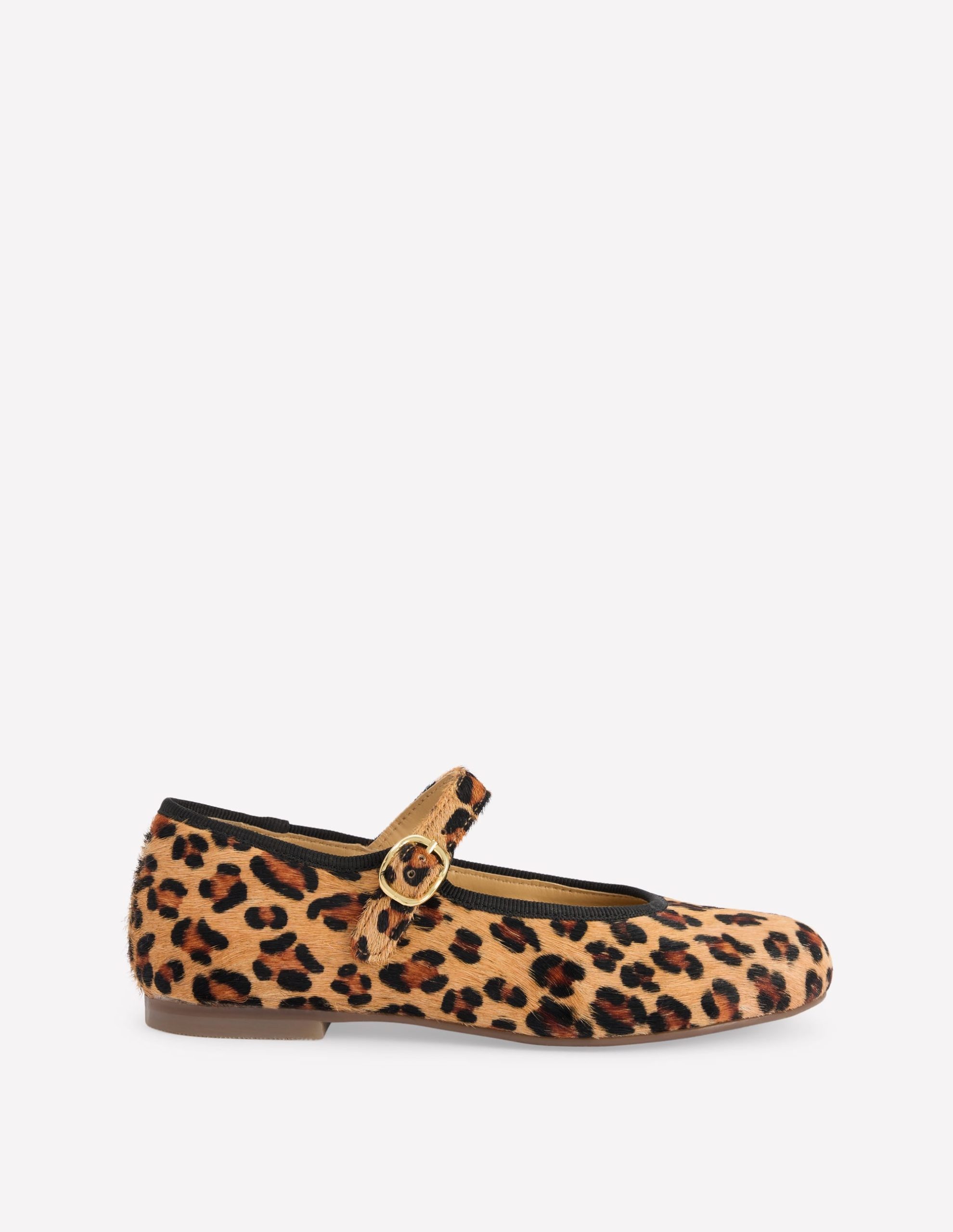 Mary Jane Shoes-Leopard