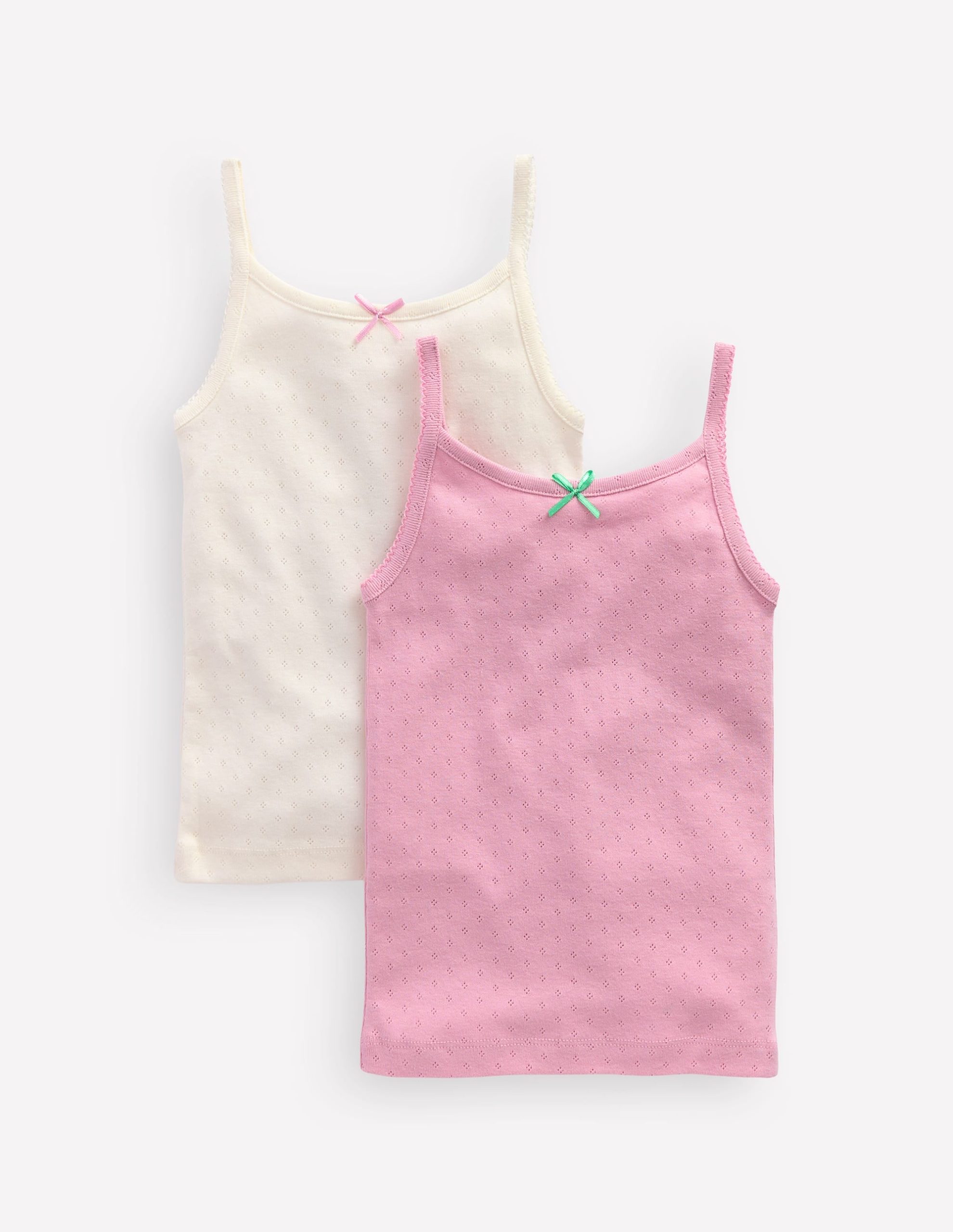 2-Pack Pointelle Tank Tops-Multi