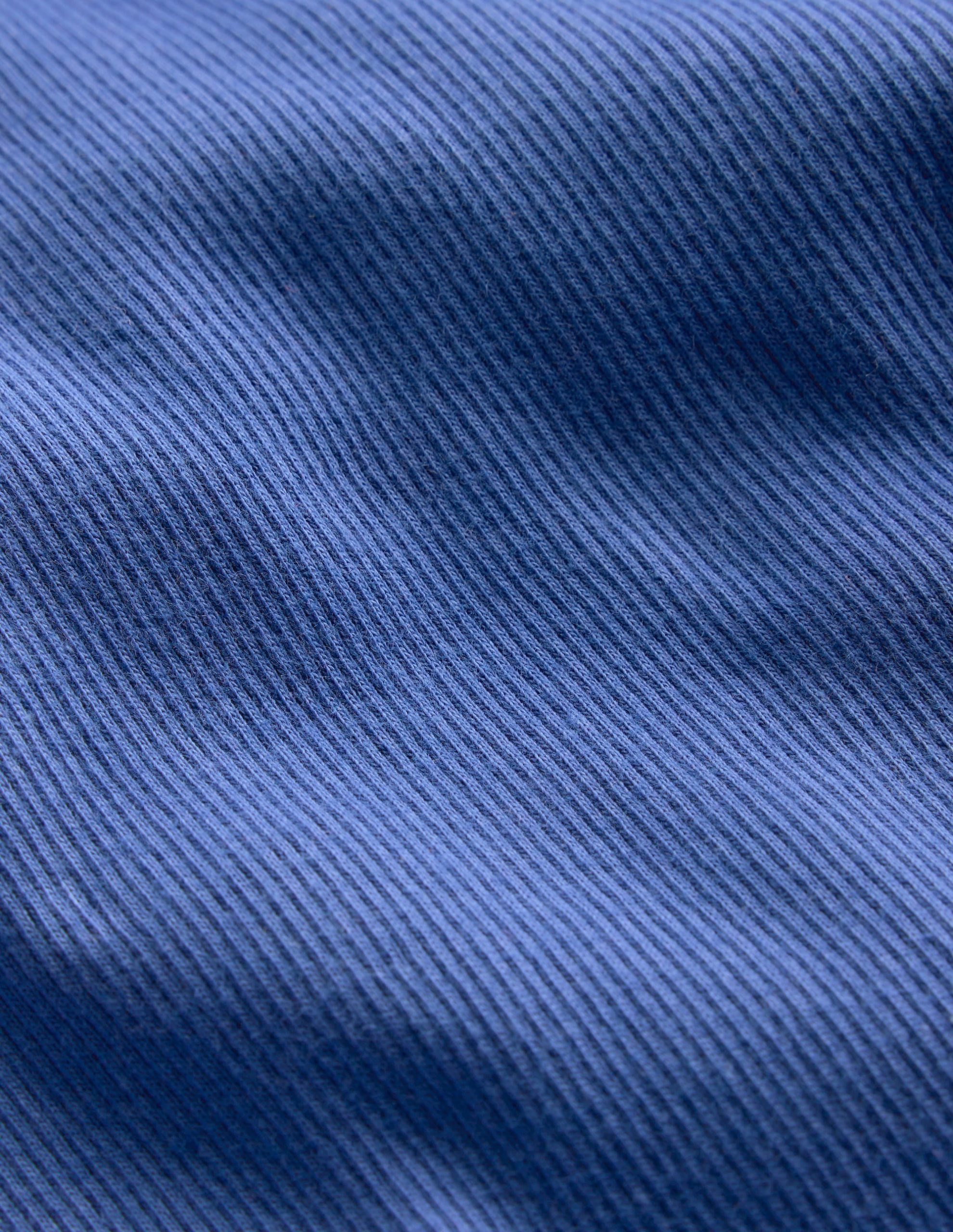 Ribbed Long Sleeve T-shirt-Bluejay - Image 3