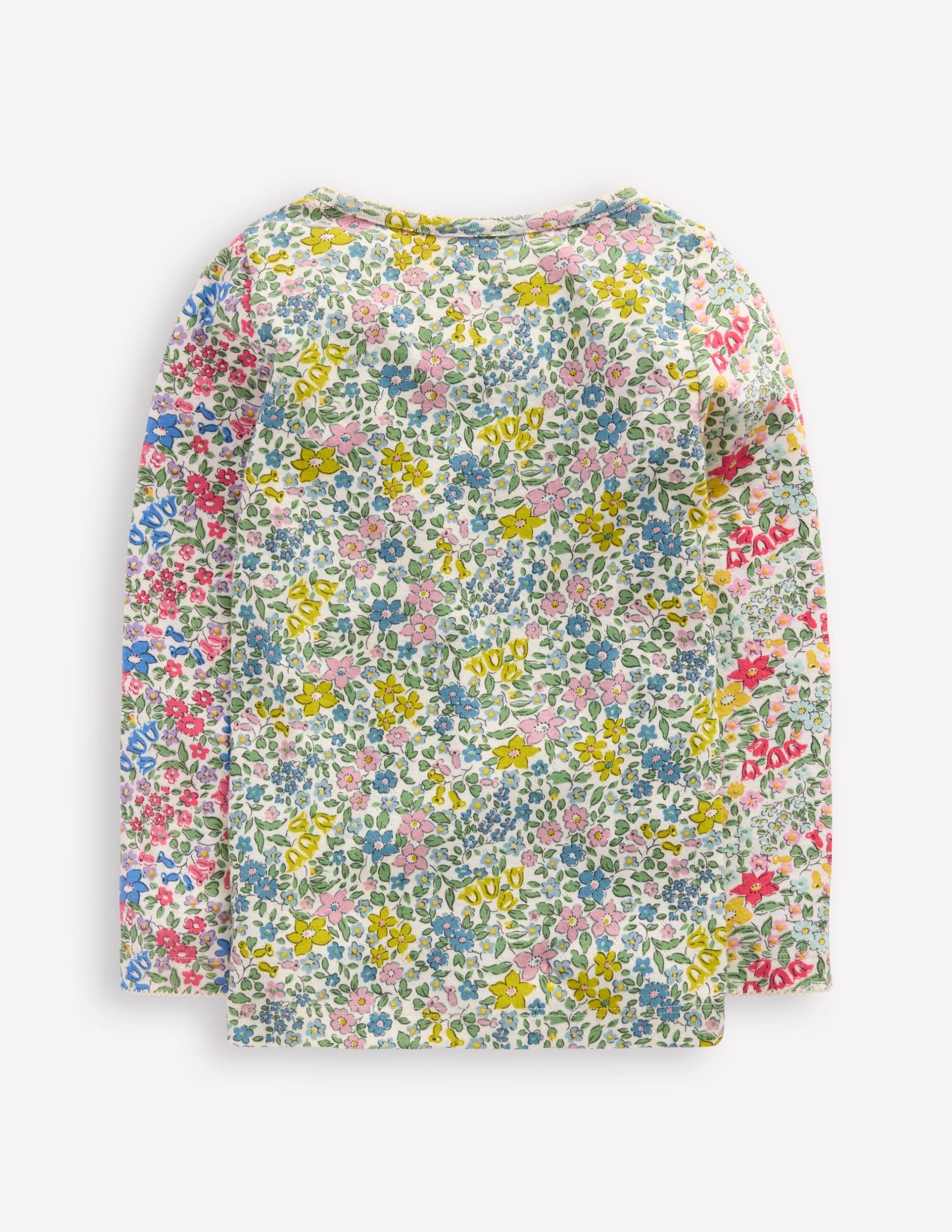 Long Sleeve Pointelle Top-Hotch Potch Floral - Image 5