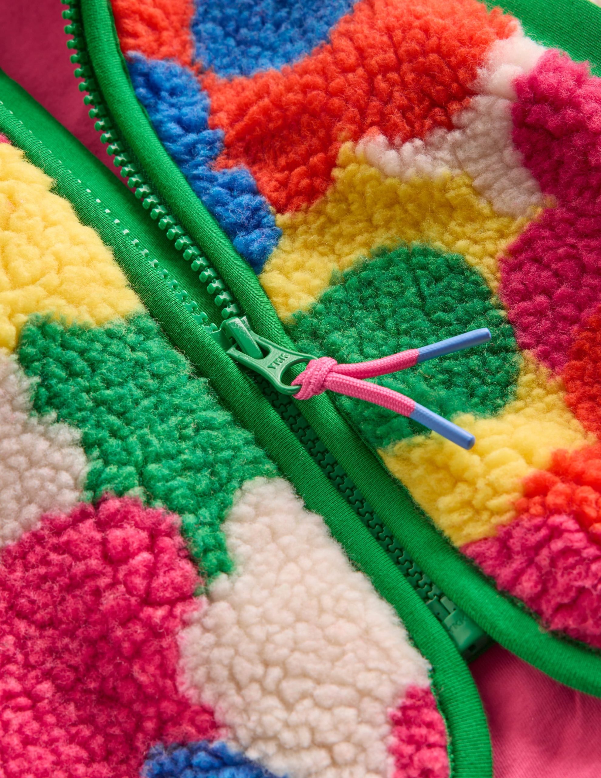 Eden Borg Zip-Through Jacket-Multi Flower Power - Image 4