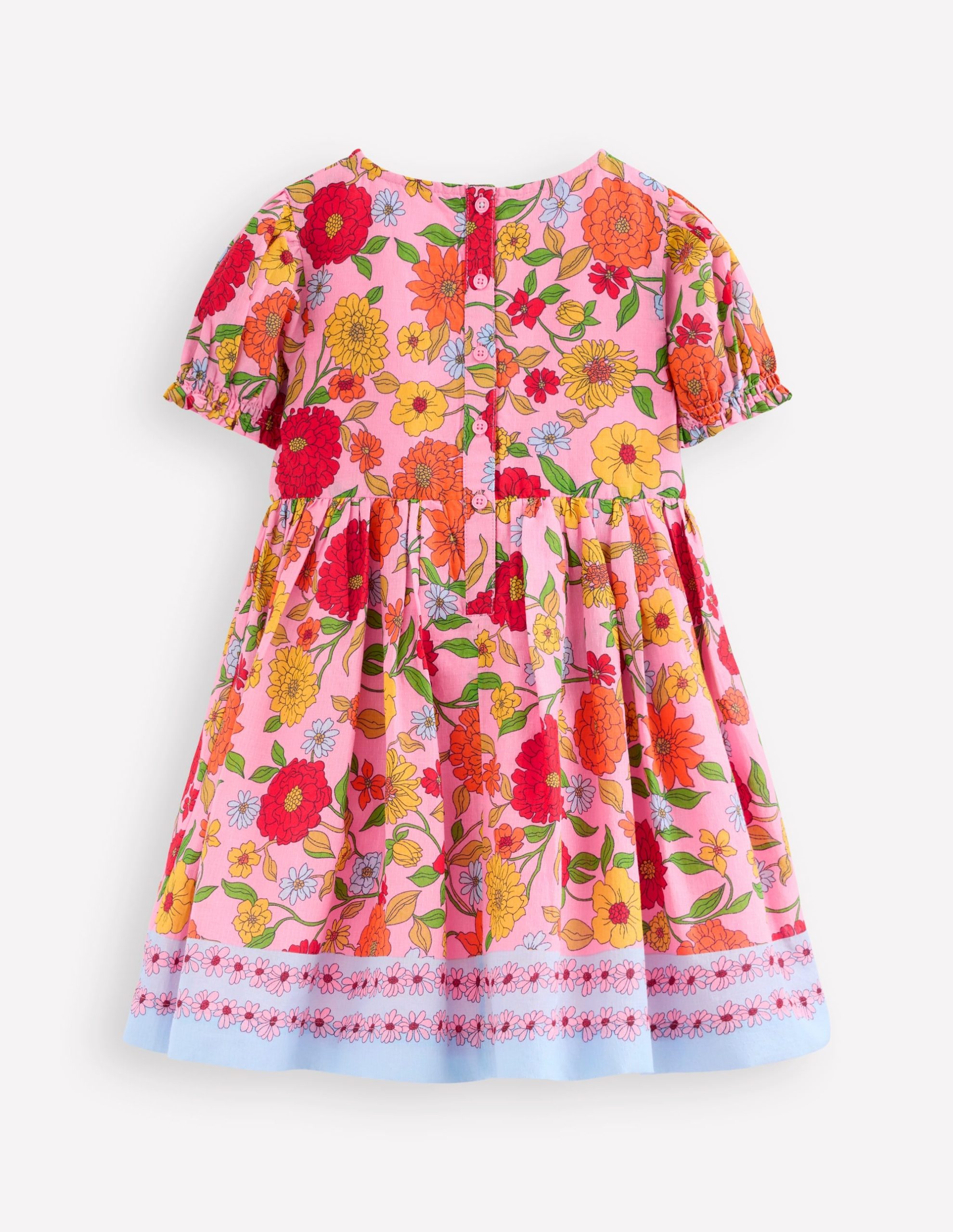 Madeline Woven Dress-Pink Floral - Image 2